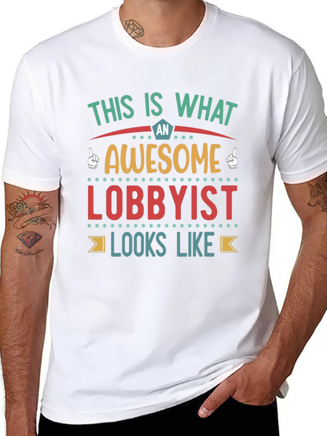 Awesome Lobbyist T-Shirt - Unique Profession Tee