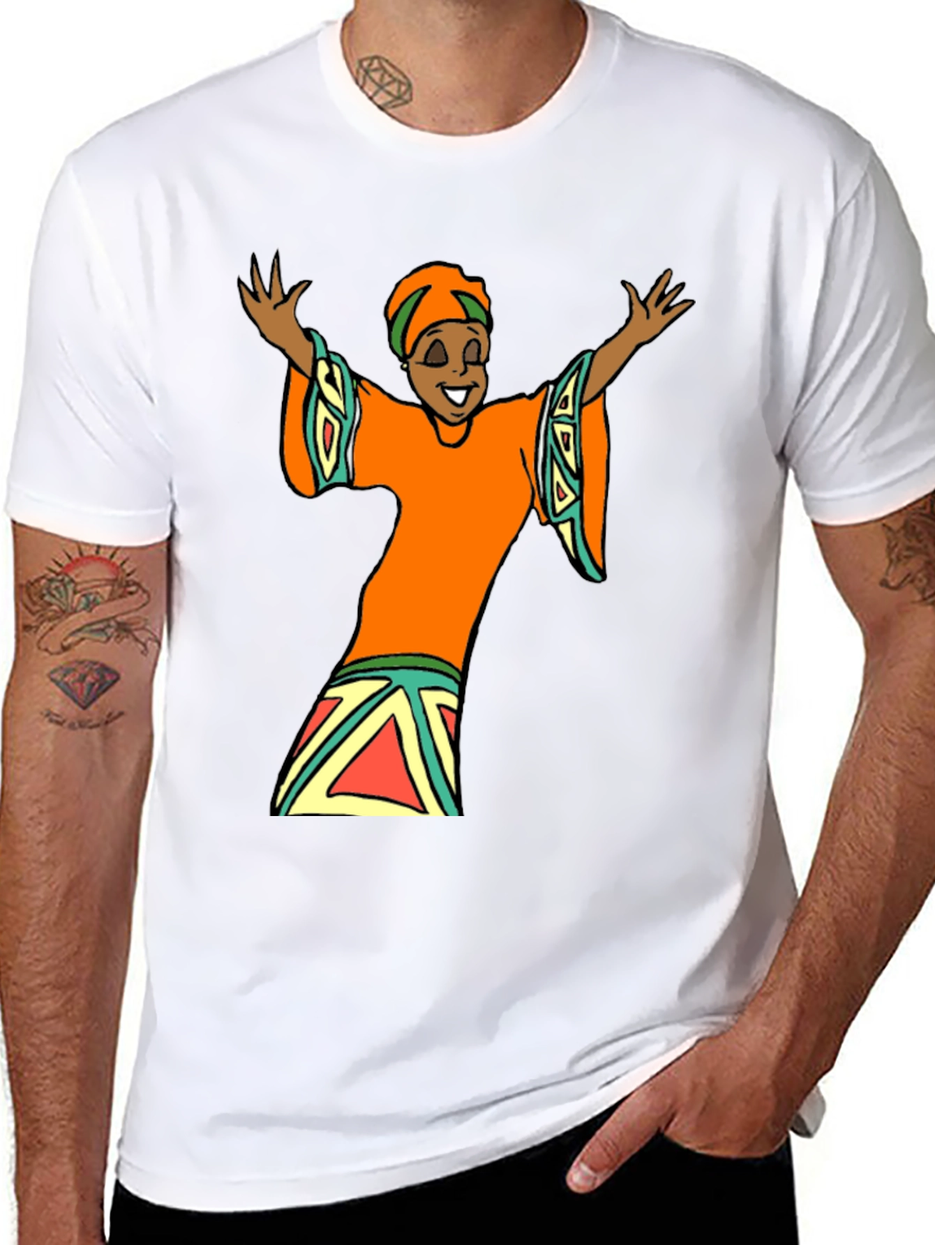 Graphic Tee - African Woman Design
