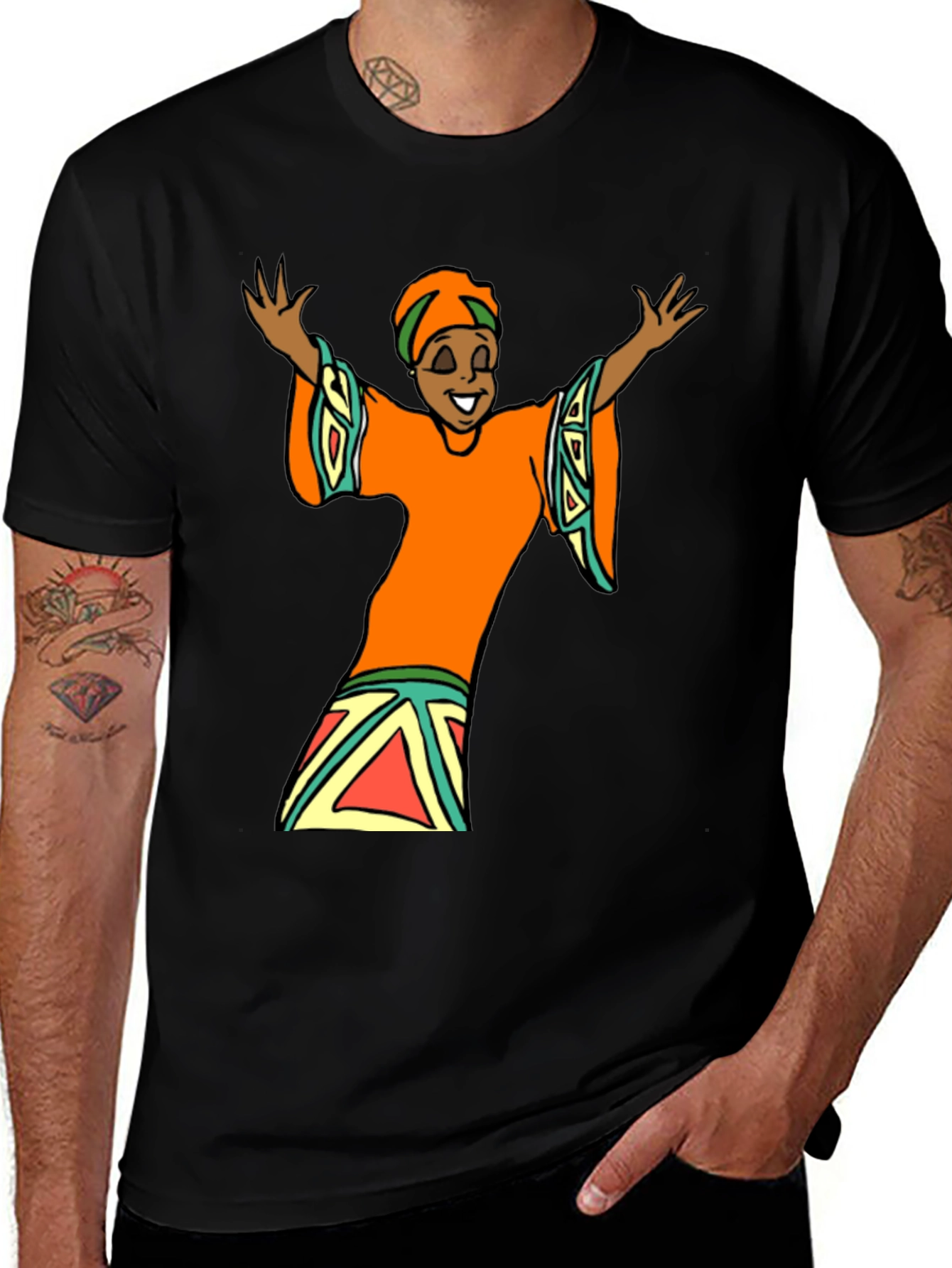 Graphic Tee - African Woman Design