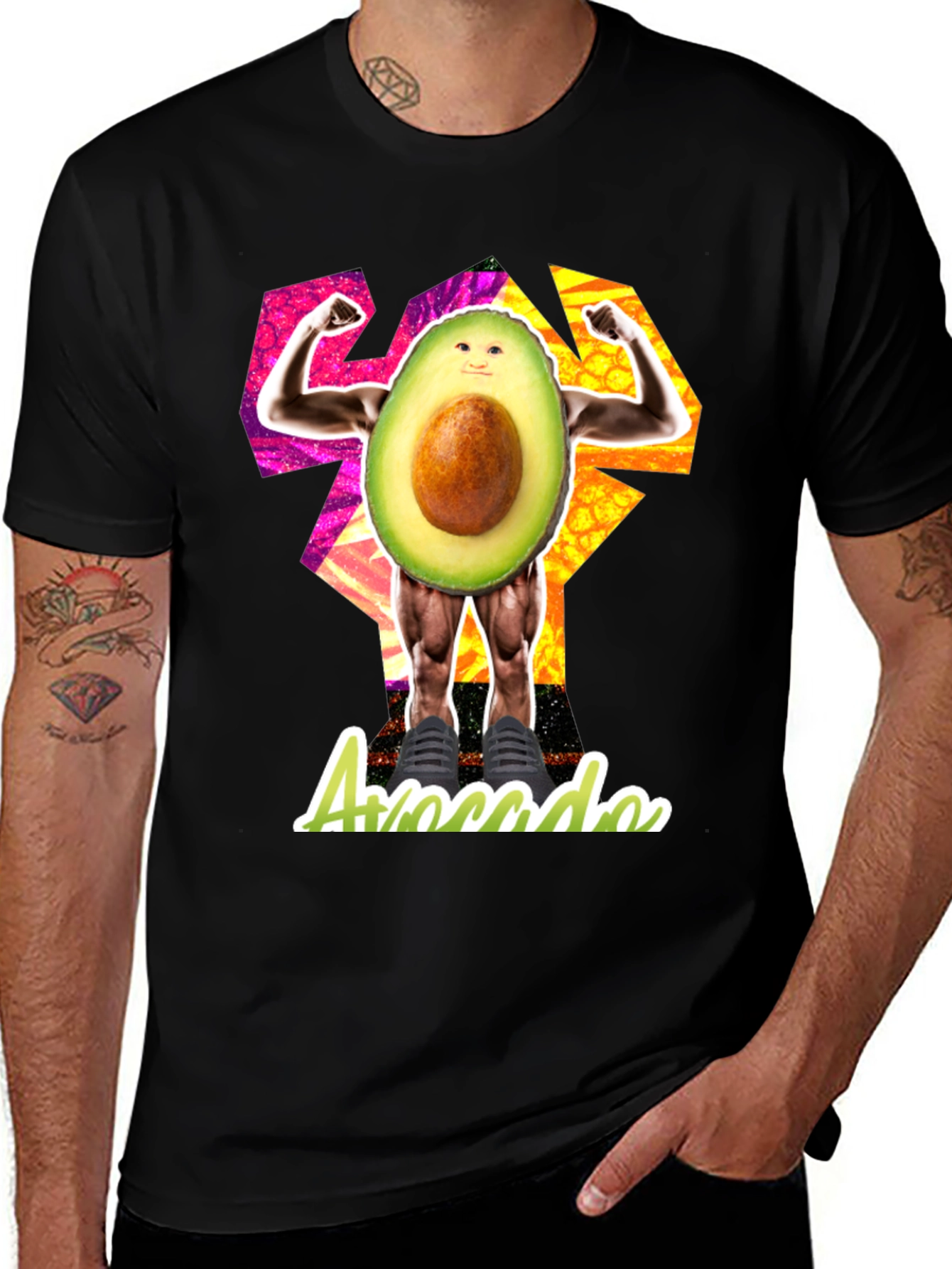 Avocado Gym Rat Graphic T-Shirt