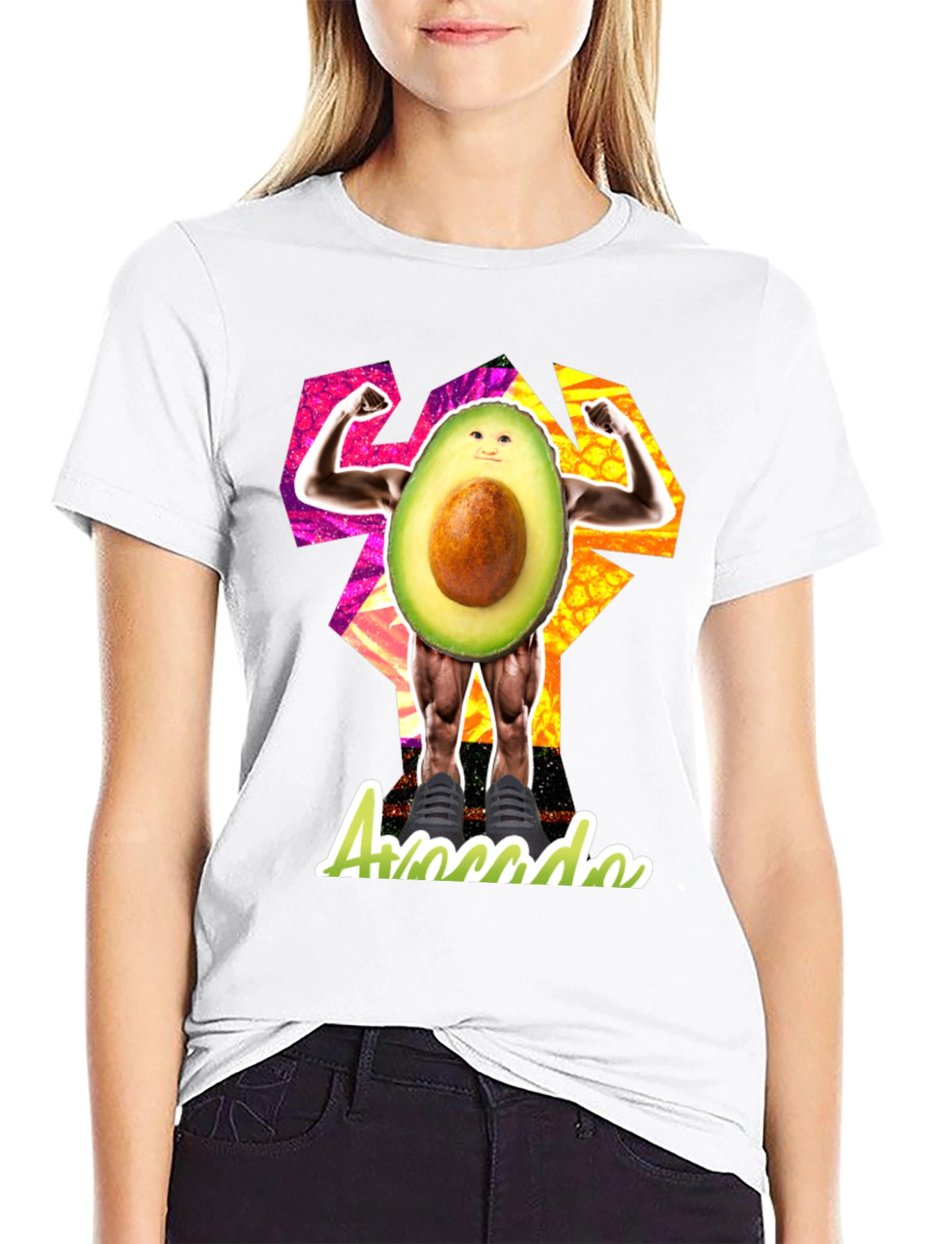 Avocado Gym Rat Graphic T-Shirt