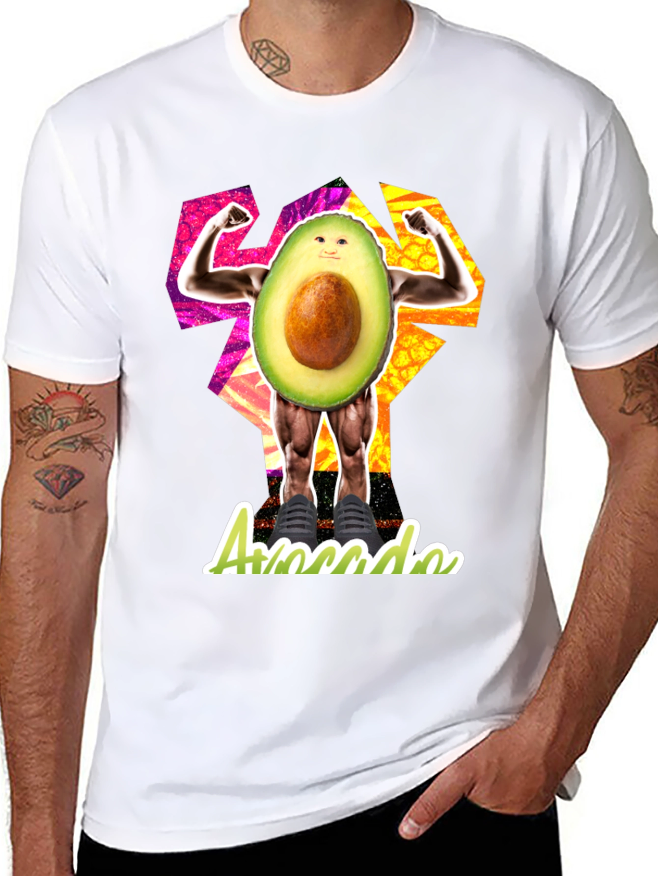 Avocado Gym Rat Graphic T-Shirt