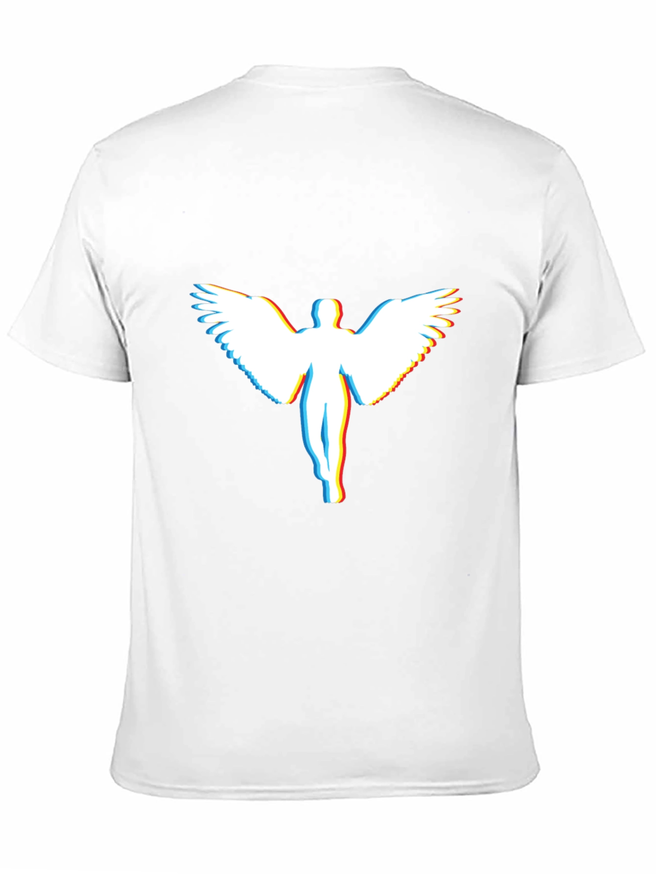 Angel Glitch Graphic T-Shirt - Modern Tee
