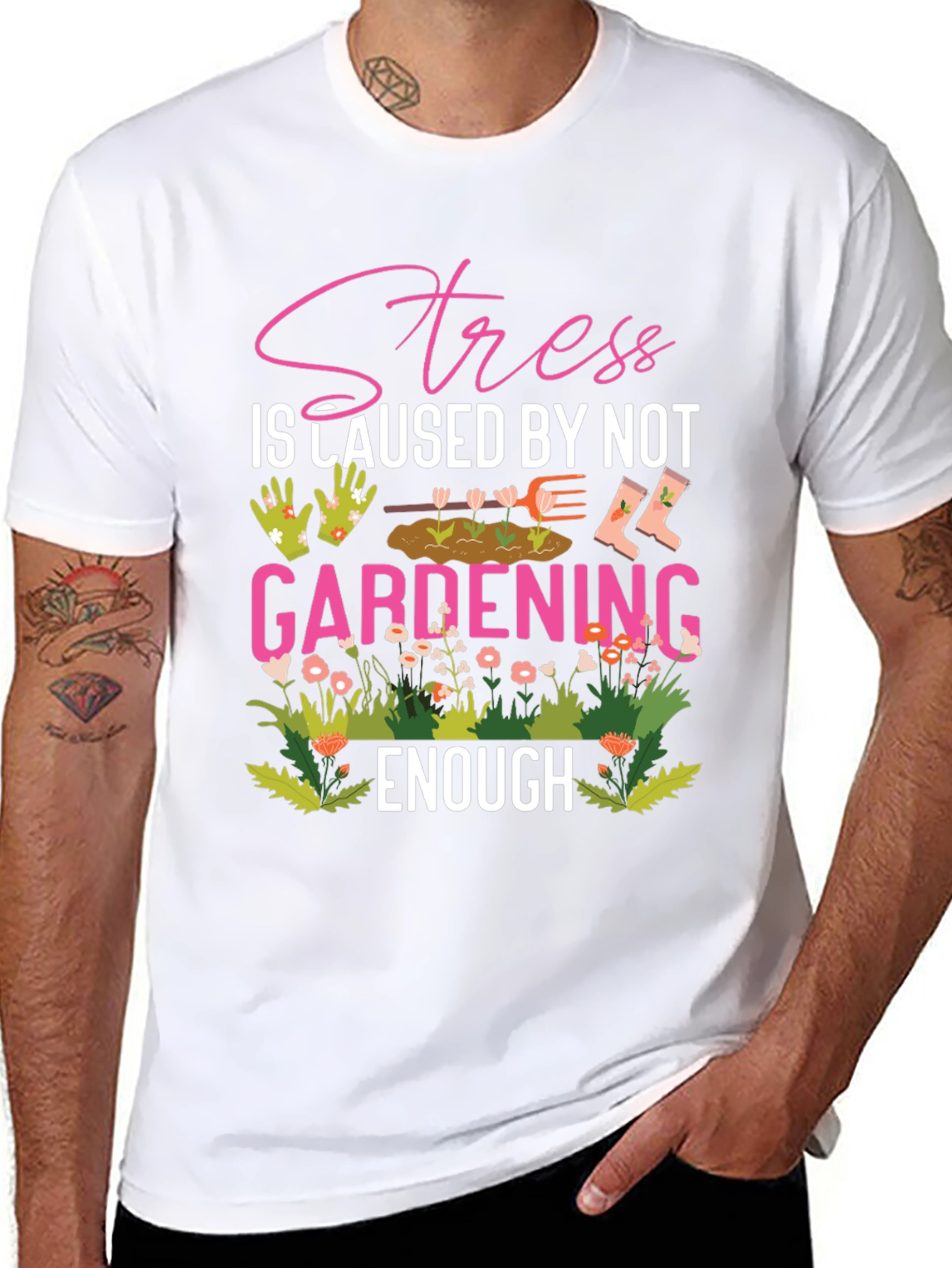 Gardening T-Shirt - Stress Relief