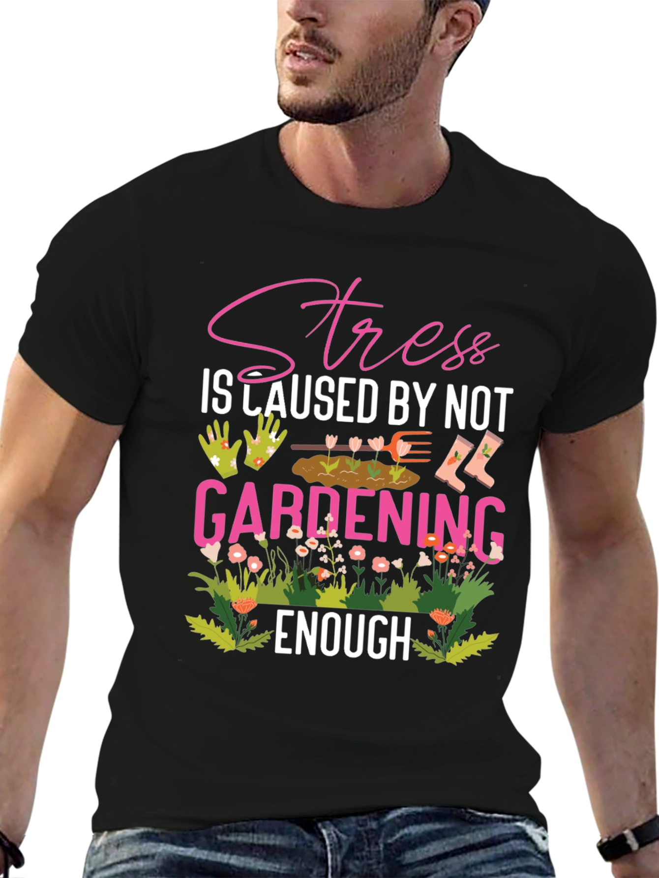 Gardening T-Shirt - Stress Relief