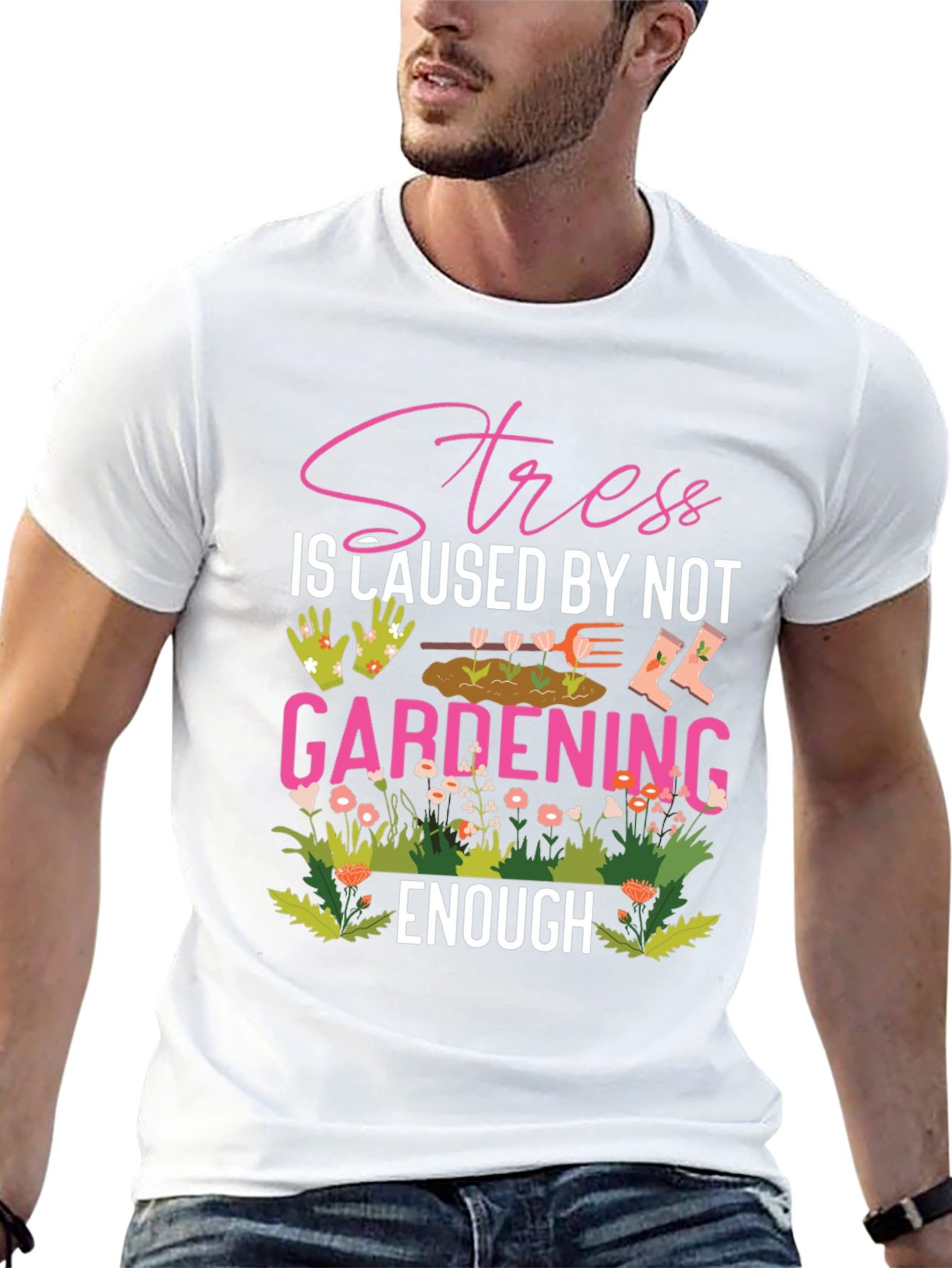 Gardening T-Shirt - Stress Relief
