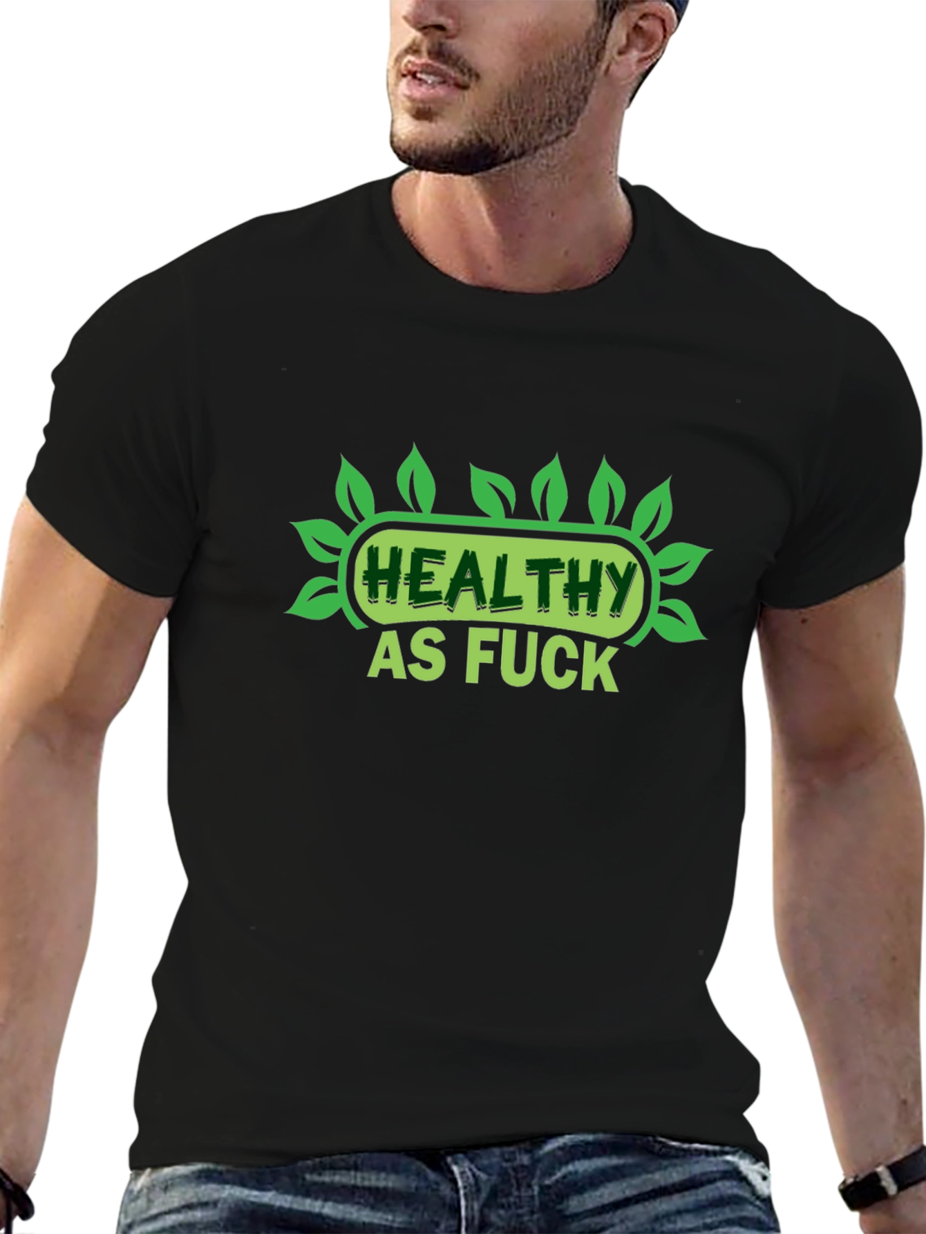 Healthy AF Black T-Shirt