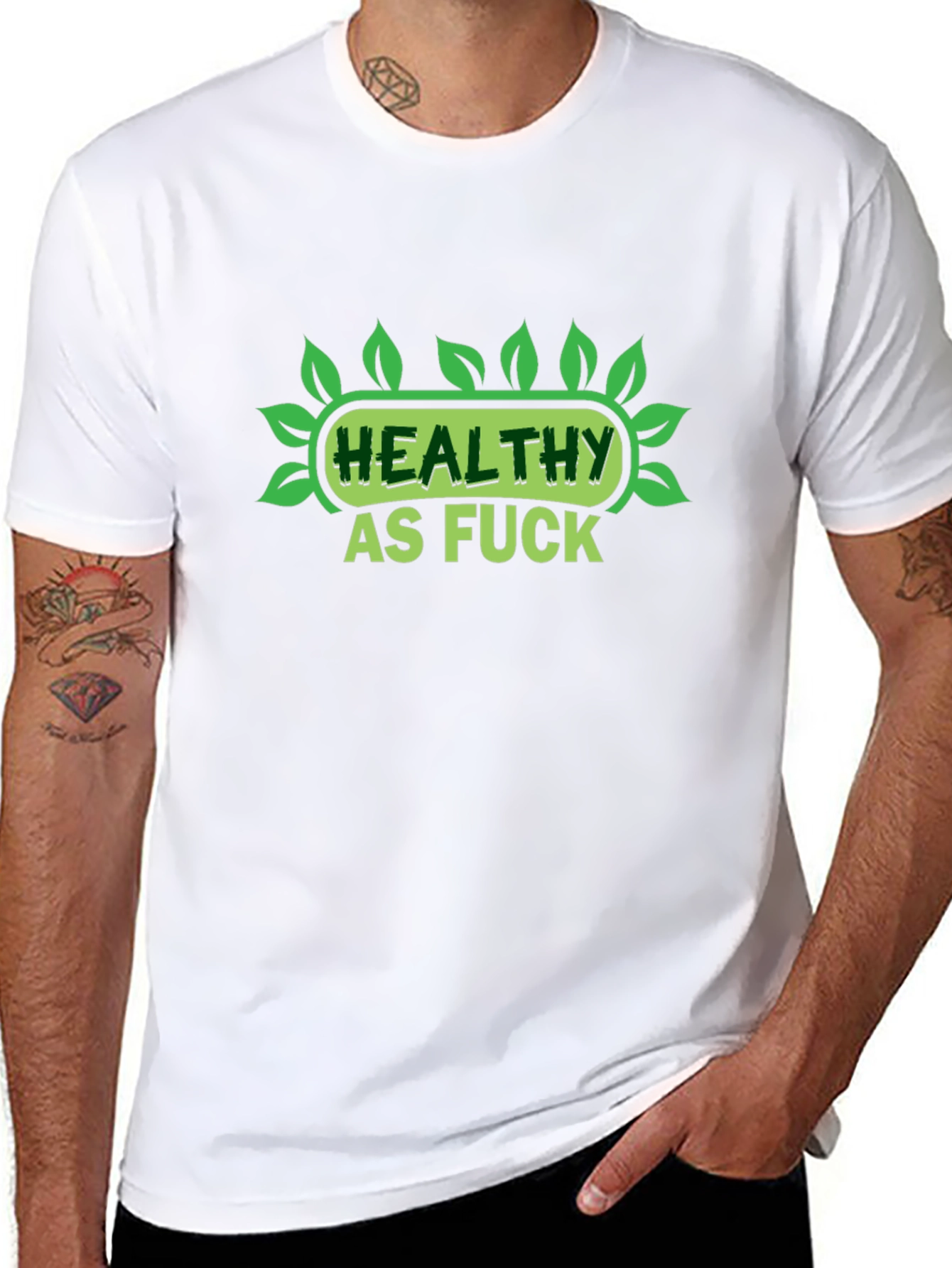 Healthy AF Black T-Shirt