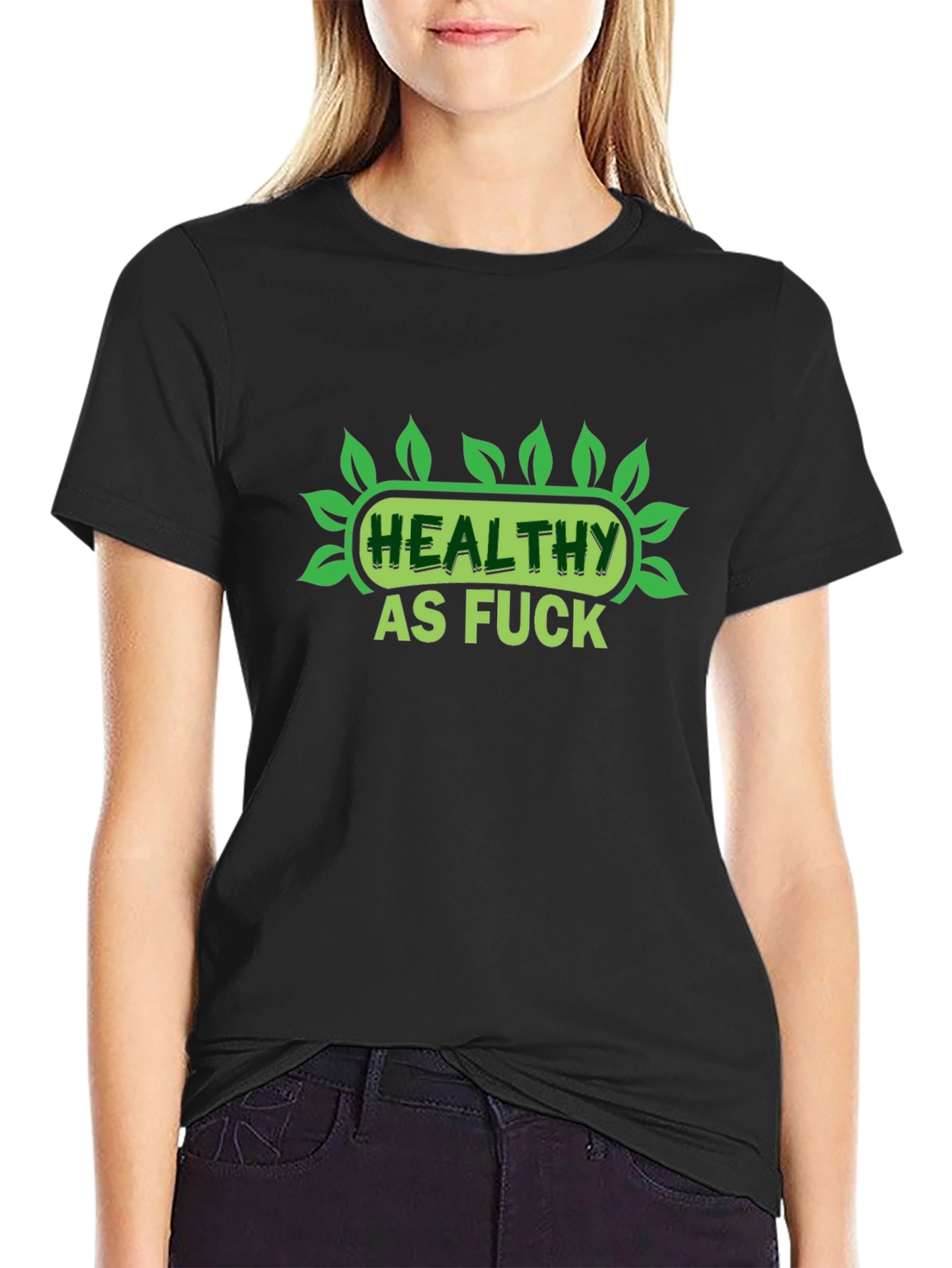 Healthy AF Black T-Shirt