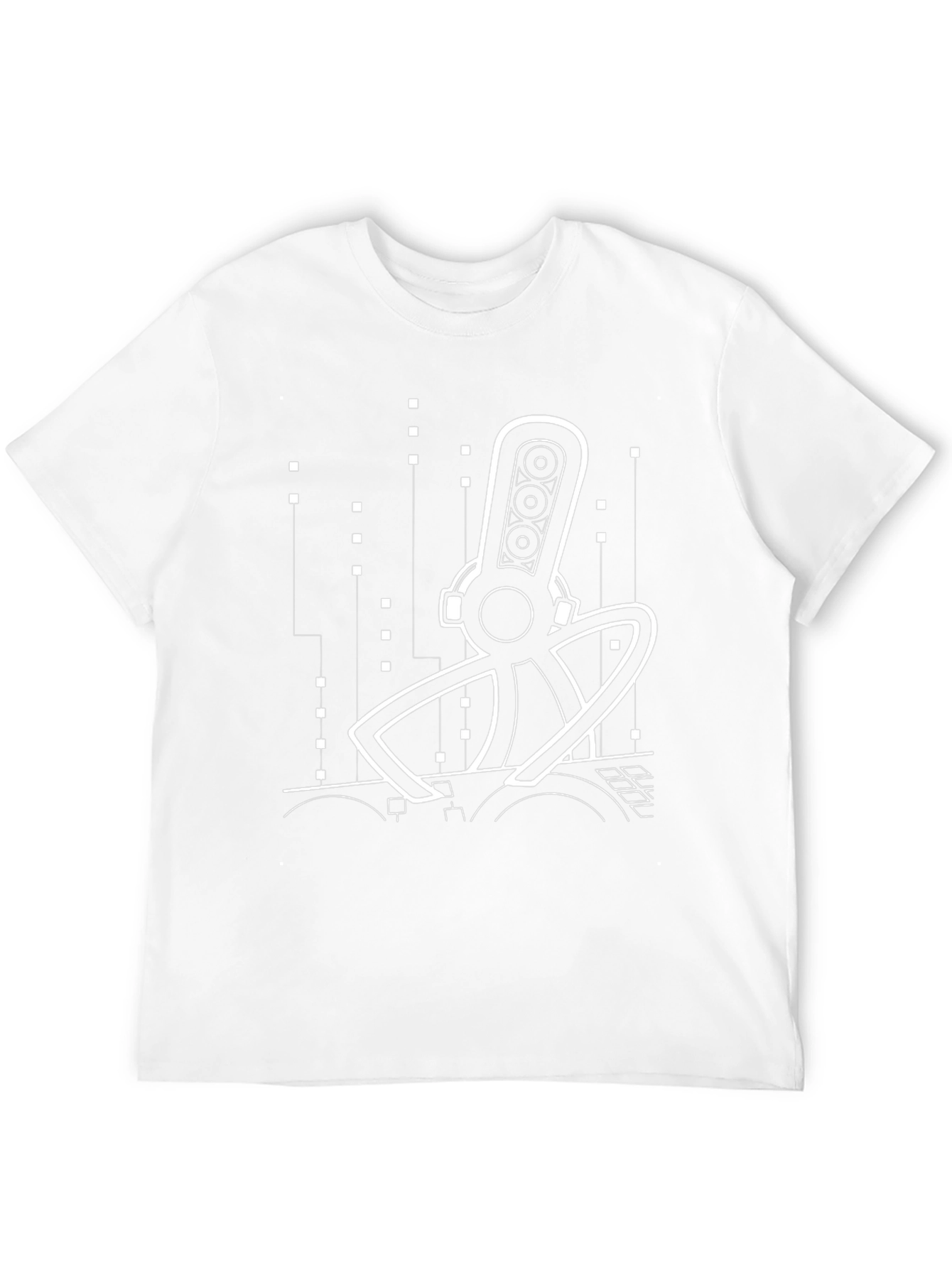 Abstract Graphic T-Shirt - Modern Black Tee