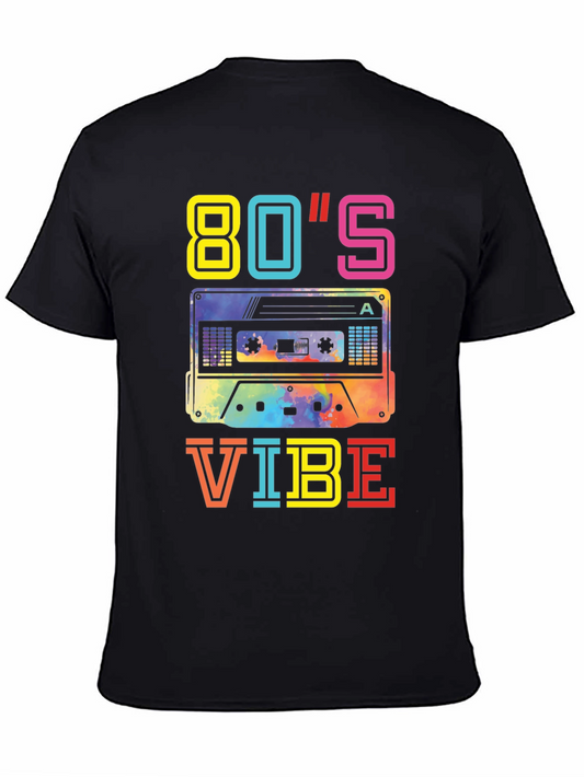 80s Vibe Cassette Tape Graphic T-Shirt