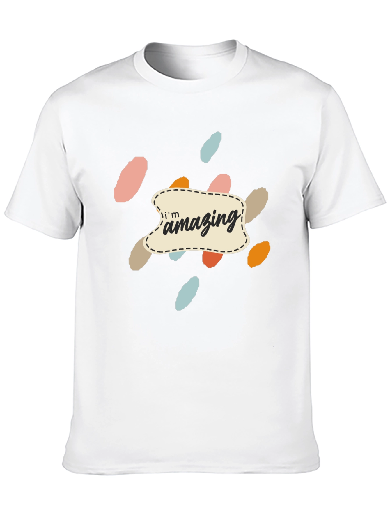 Amazing Graphic Print Black T-Shirt