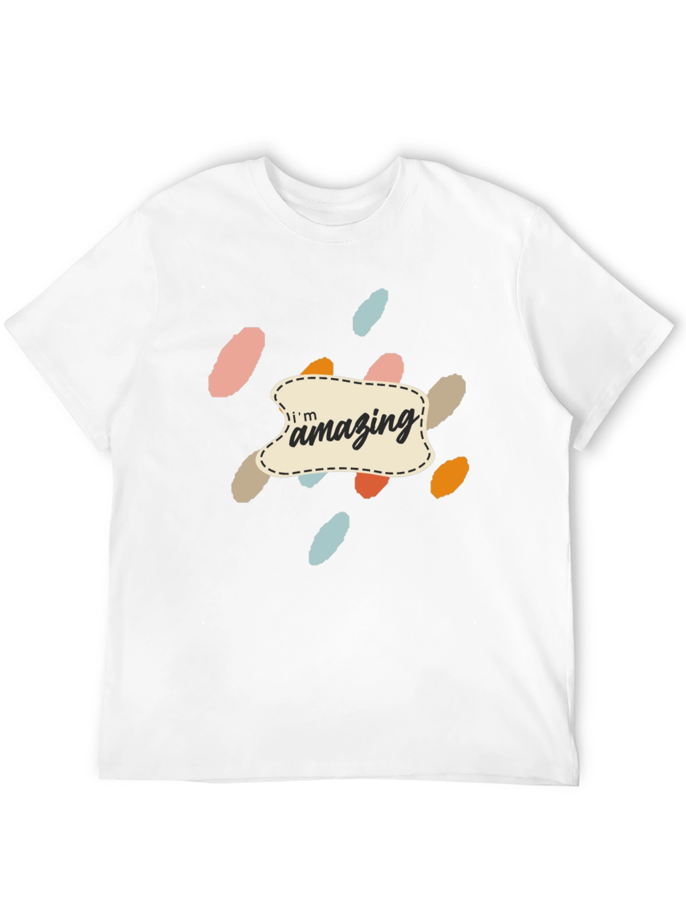 Amazing Graphic Print Black T-Shirt