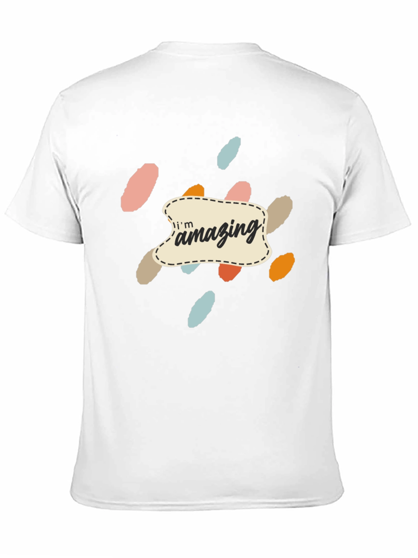Amazing Graphic Print Black T-Shirt