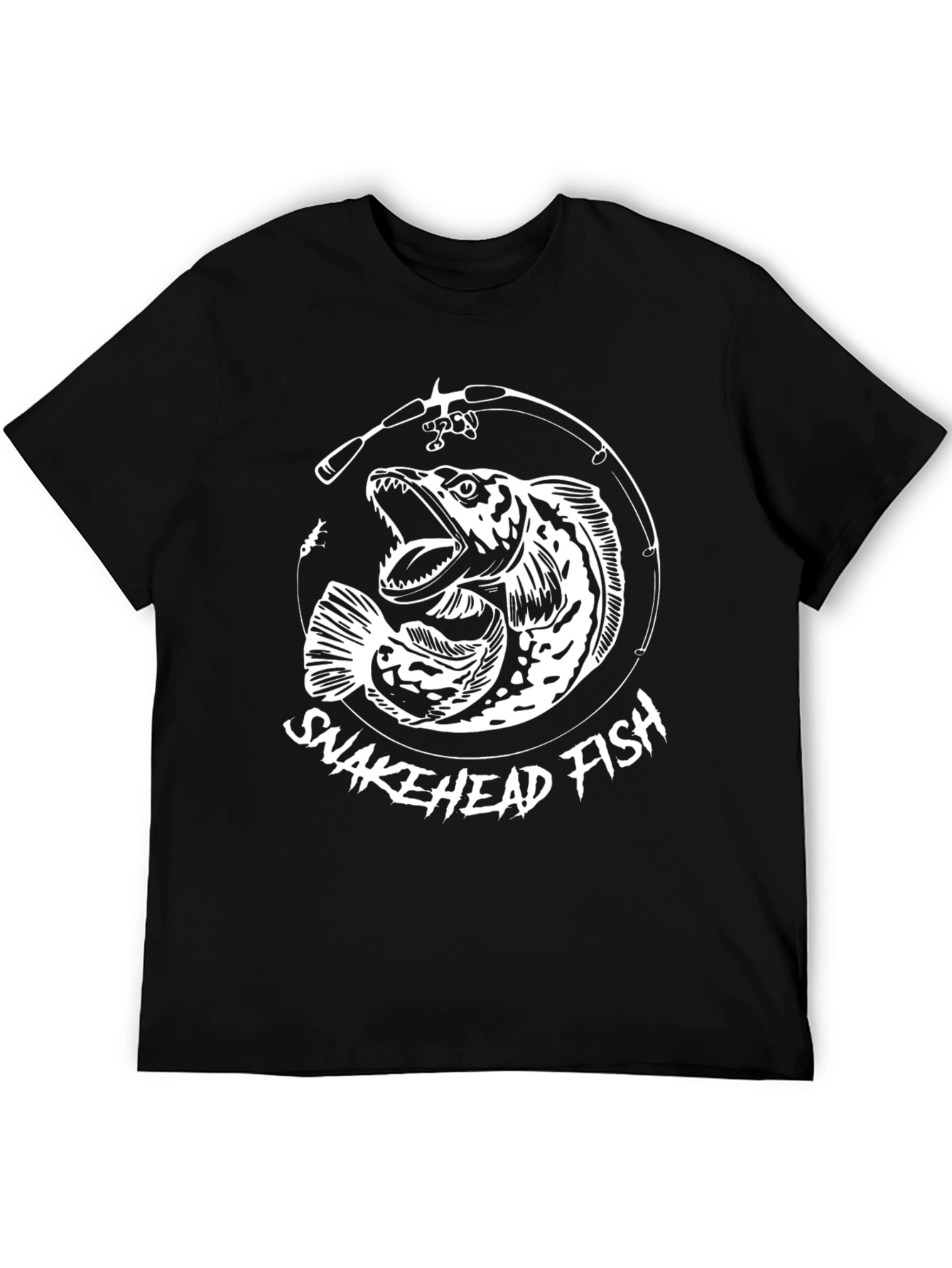 Snakehead Fish T-Shirt - Unique Angler Design