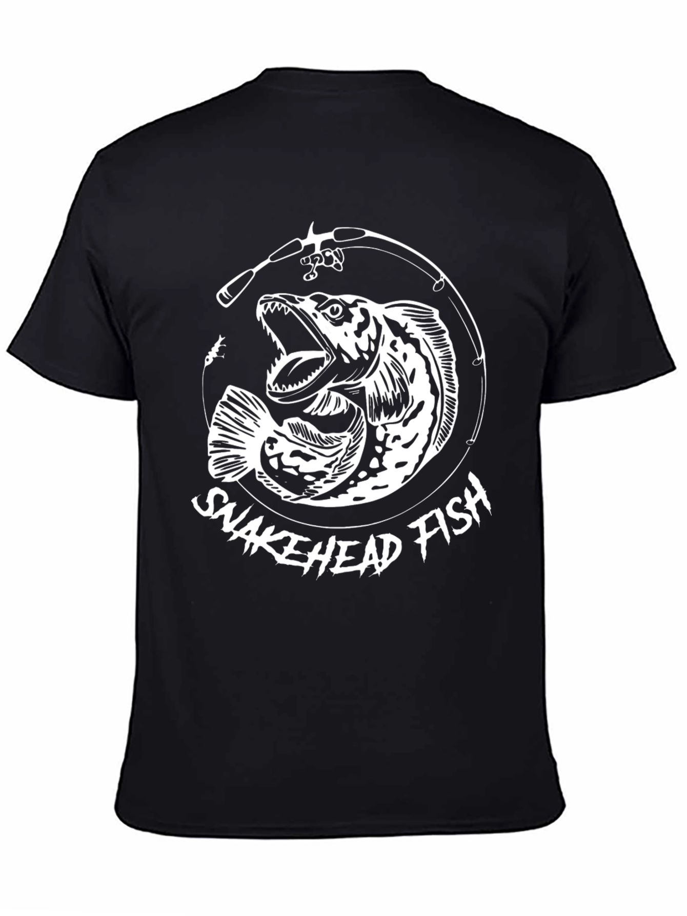 Snakehead Fish T-Shirt - Unique Angler Design