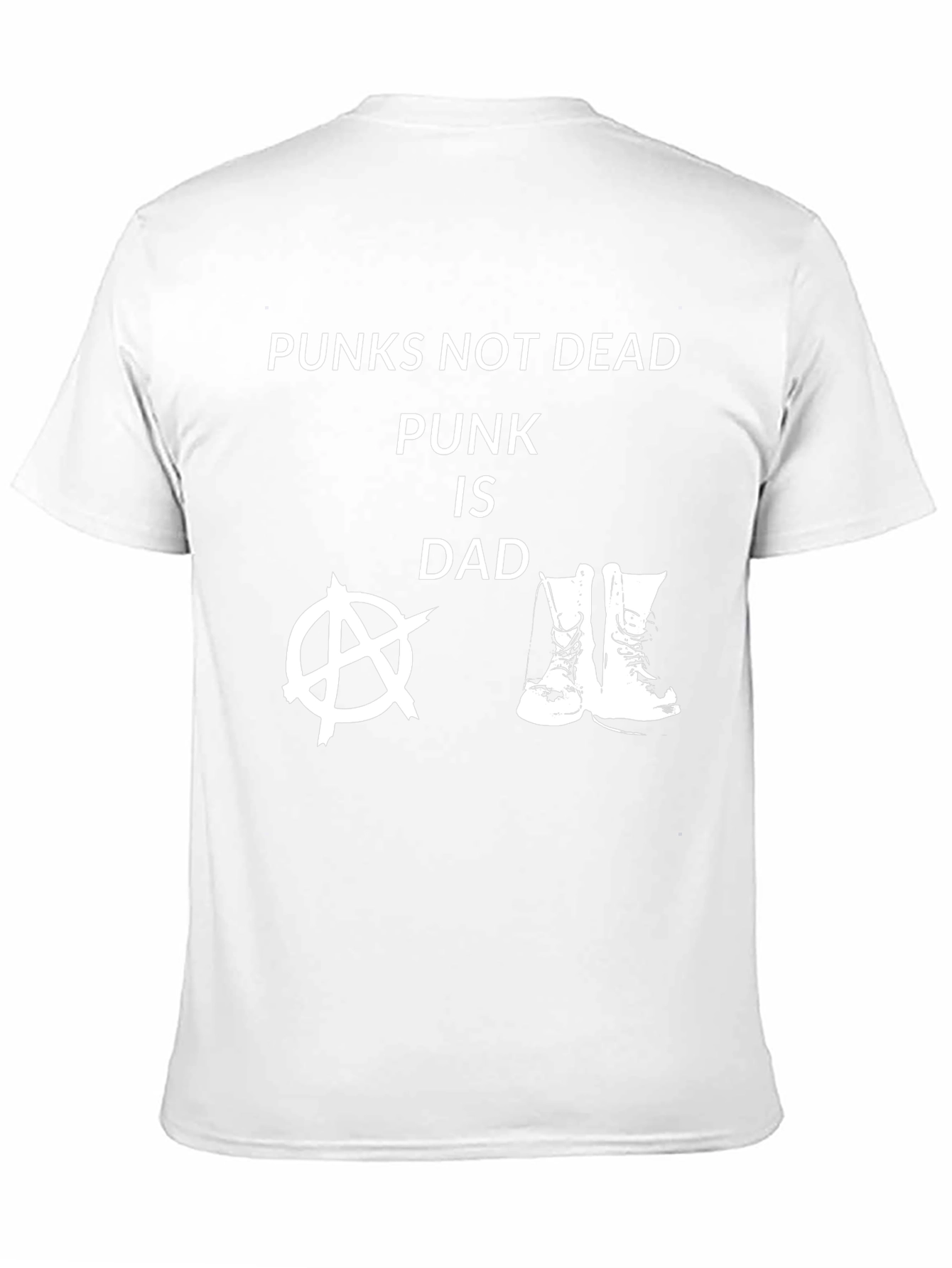 Punks Not Dead Dad Graphic Tee