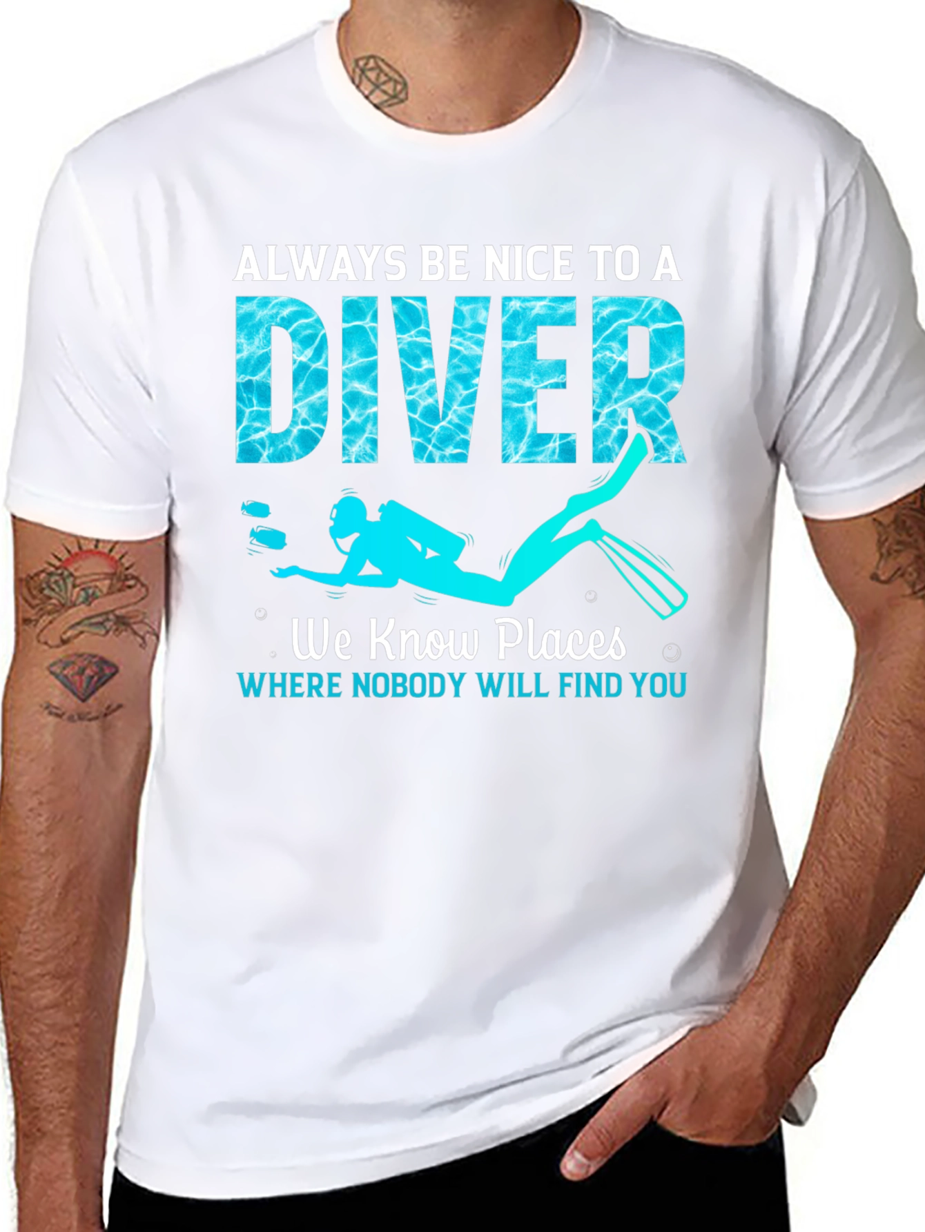 Always Be Nice To a Diver T-Shirt
