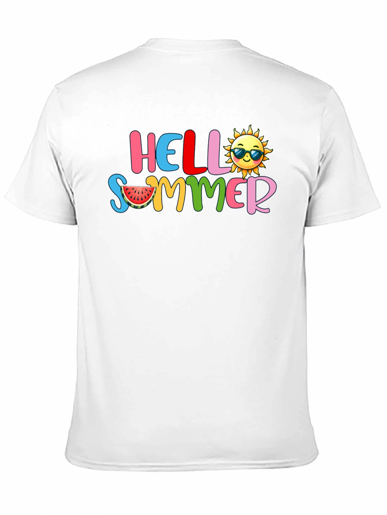 Hello Summer Graphic Tee - Black