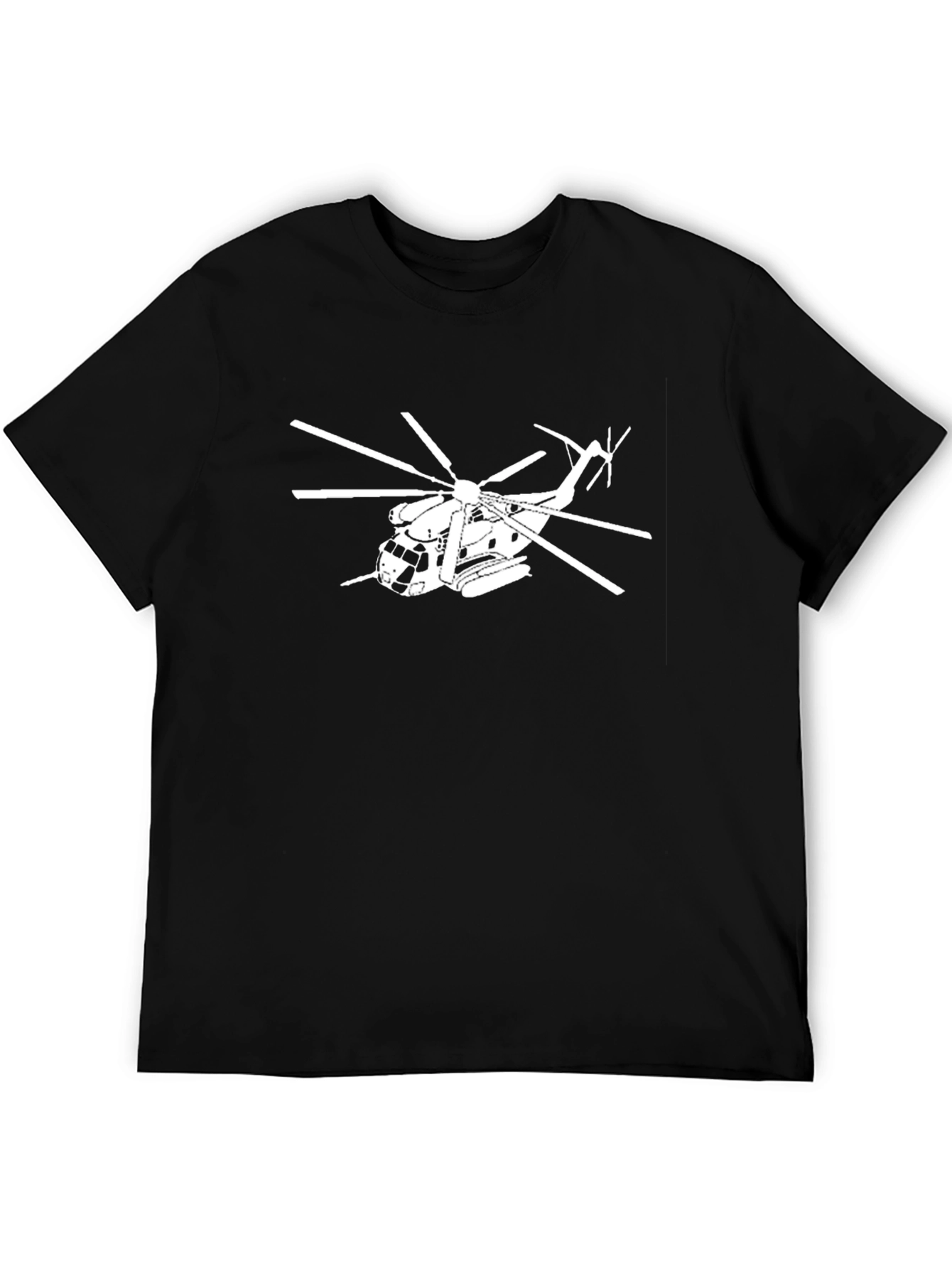 Helicopter Graphic Tee - Cool Design Shirt