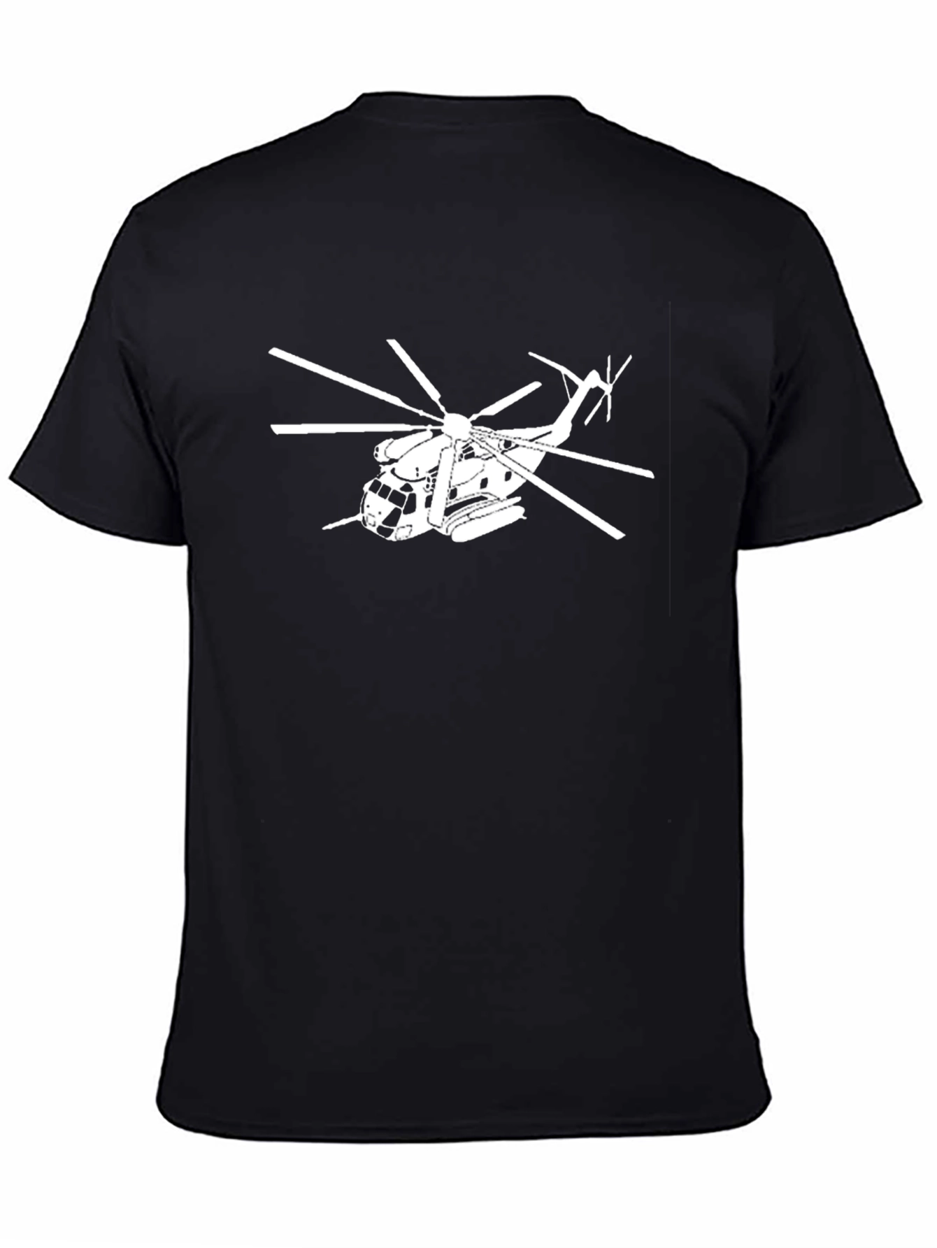 Helicopter Graphic Tee - Cool Design Shirt
