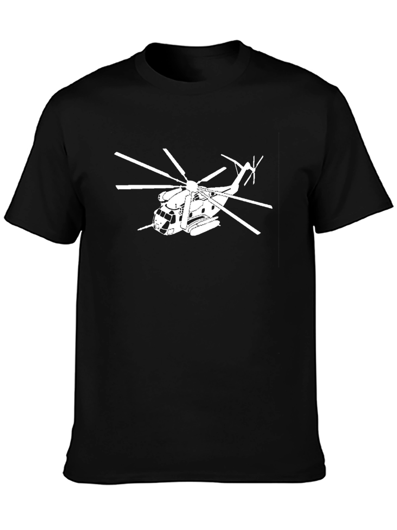 Helicopter Graphic Tee - Cool Design Shirt