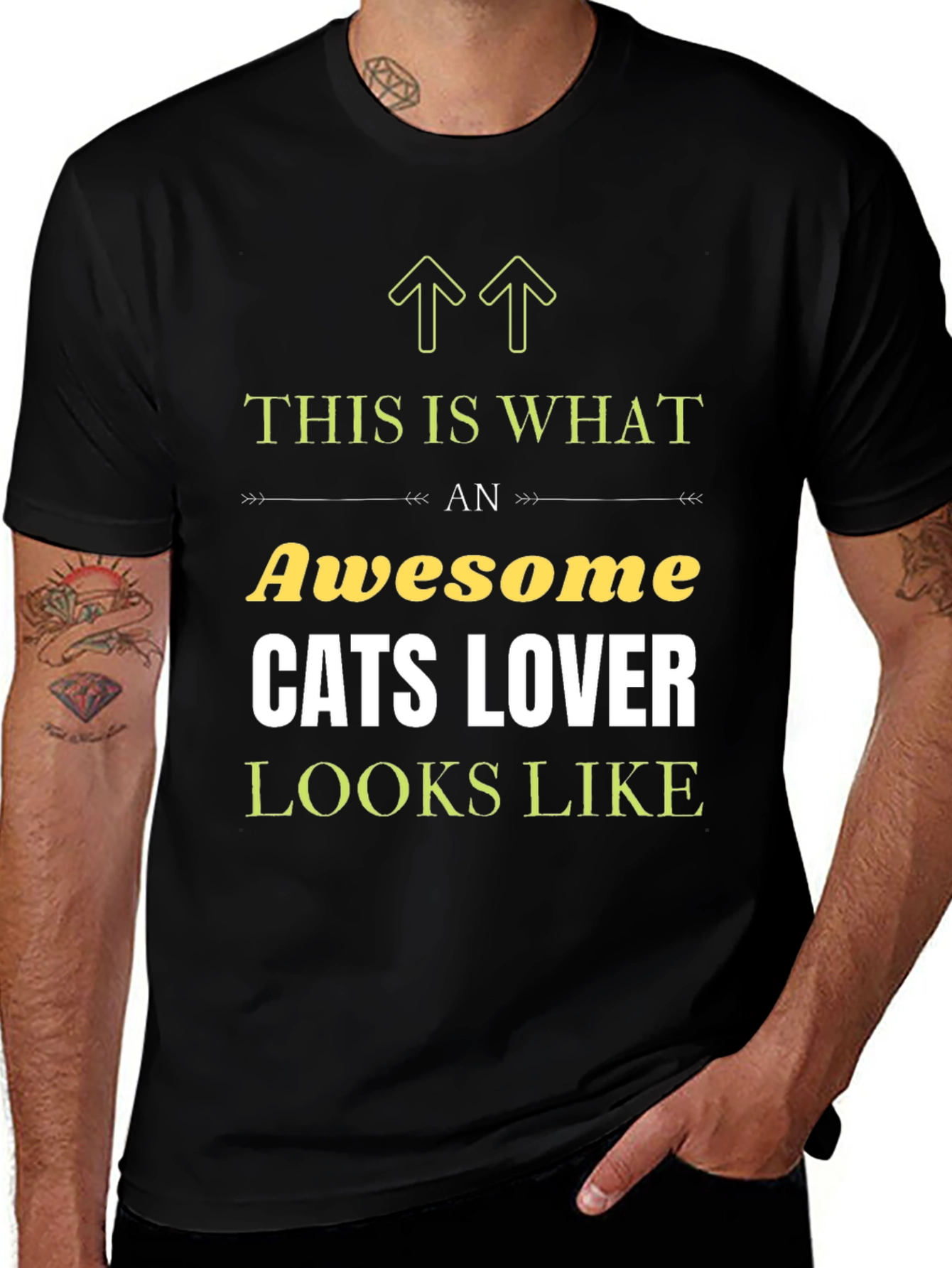 Awesome Cats Lover T-Shirt - Funny Graphic Tee
