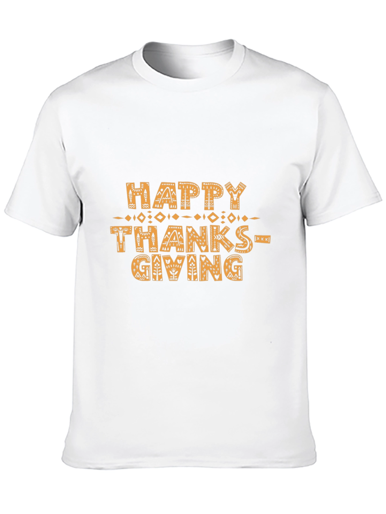 Happy Thanksgiving Graphic Tee - Festive Holiday T-Shirt