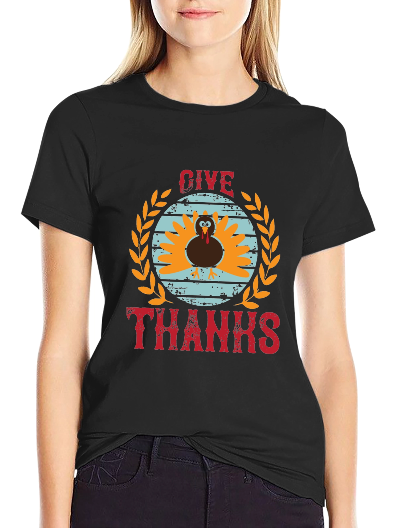 Give Thanks Turkey T-Shirt