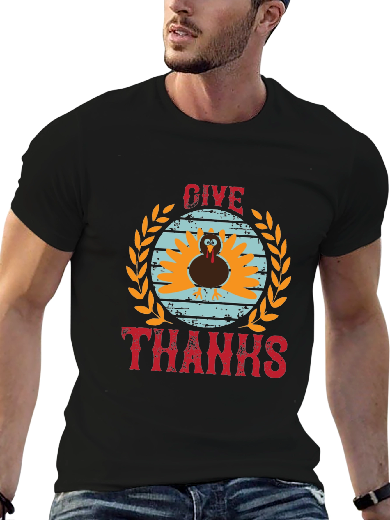 Give Thanks Turkey T-Shirt