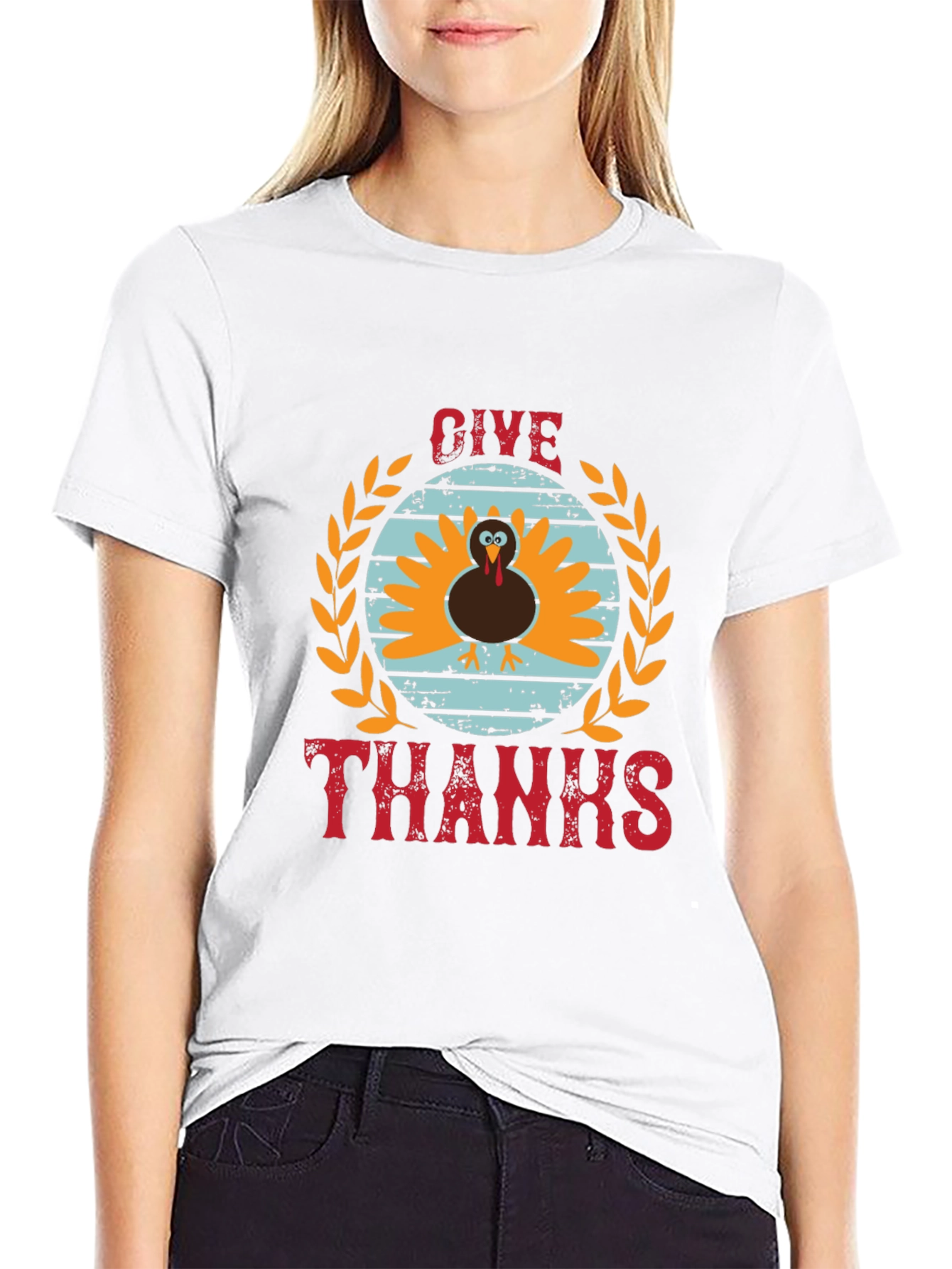 Give Thanks Turkey T-Shirt