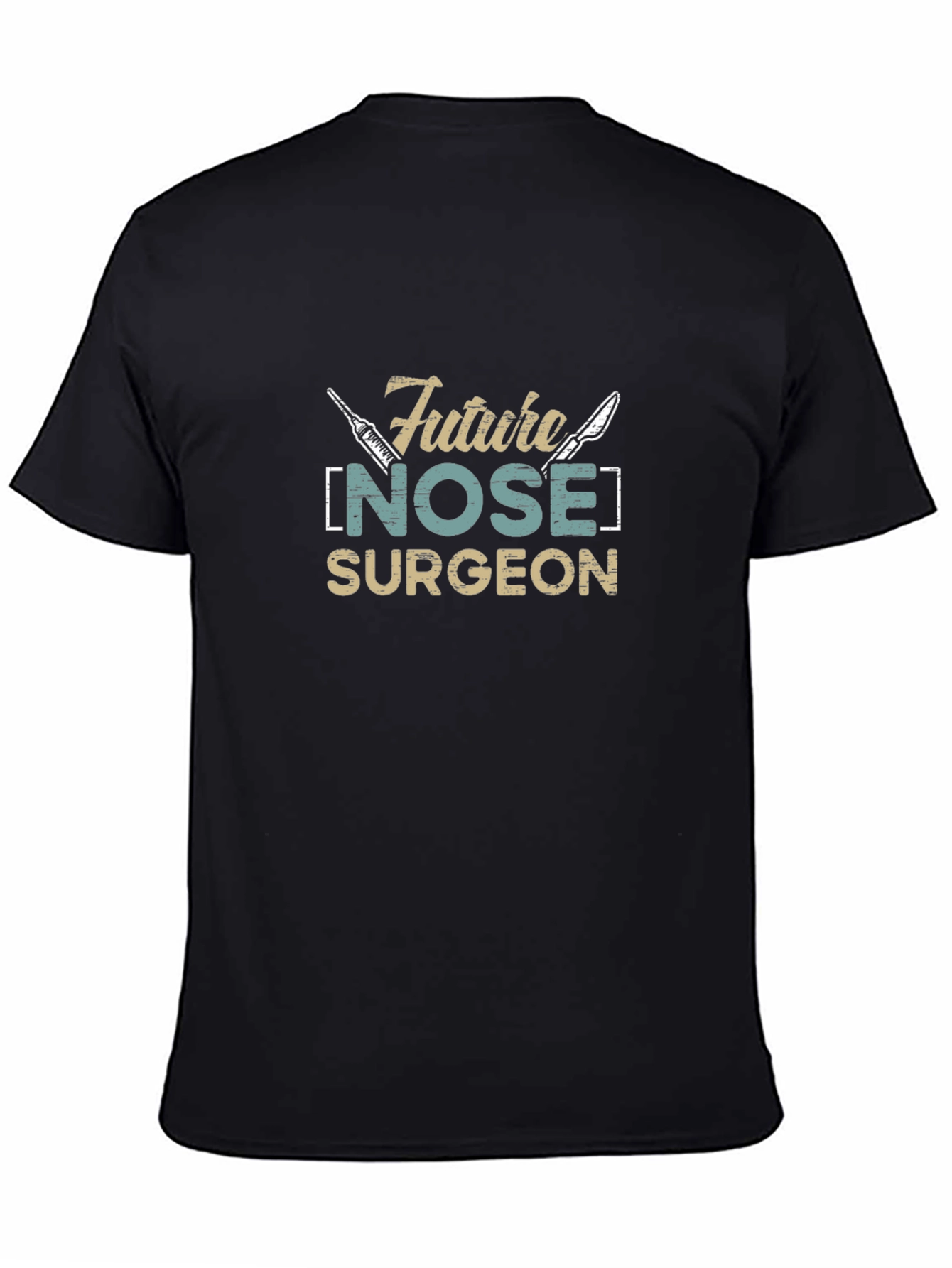 Future Nose Surgeon T-Shirt - Black Cotton Tee