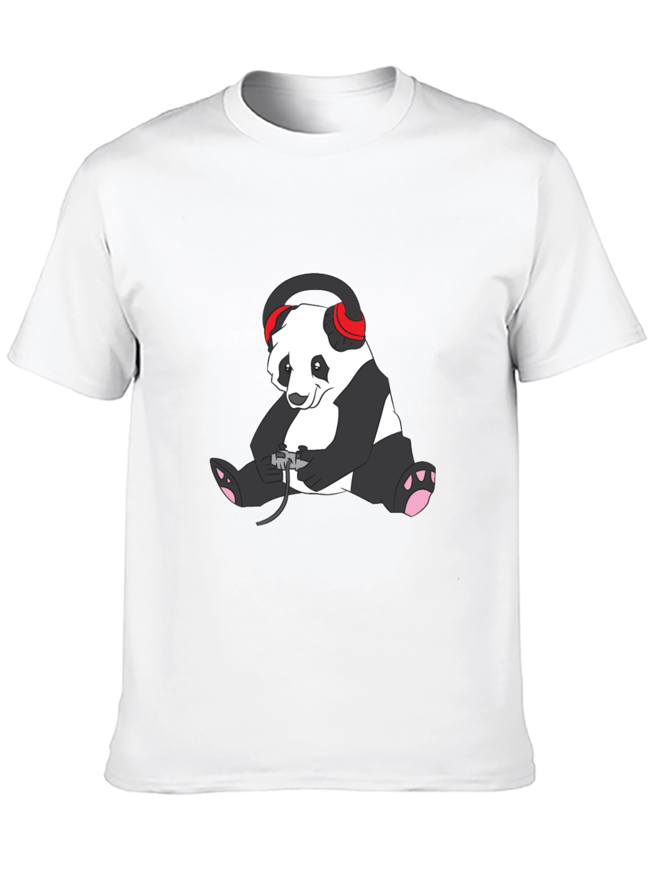 Gamer Panda T-Shirt - Black