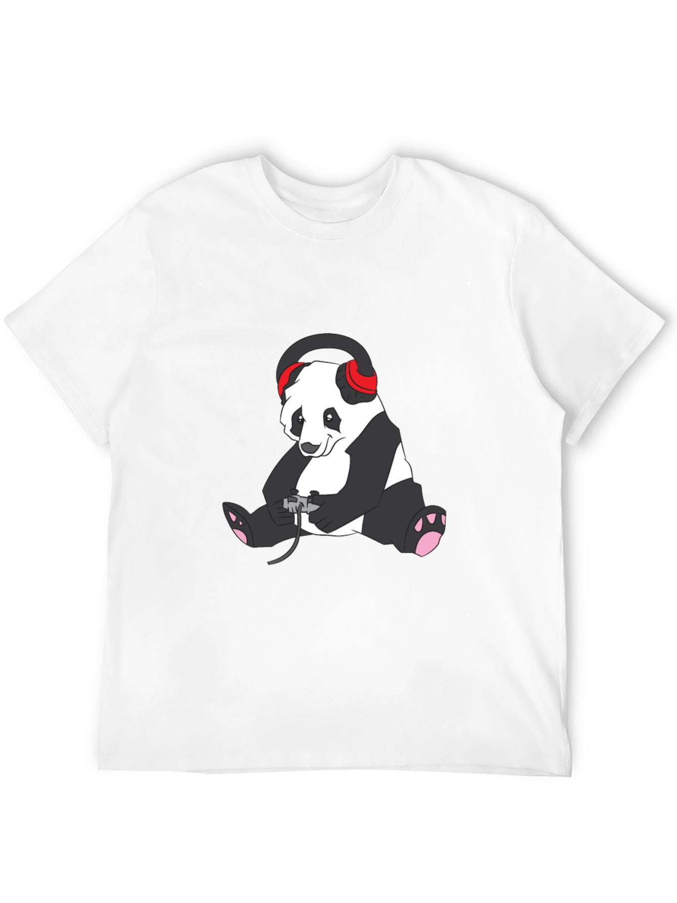 Gamer Panda T-Shirt - Black