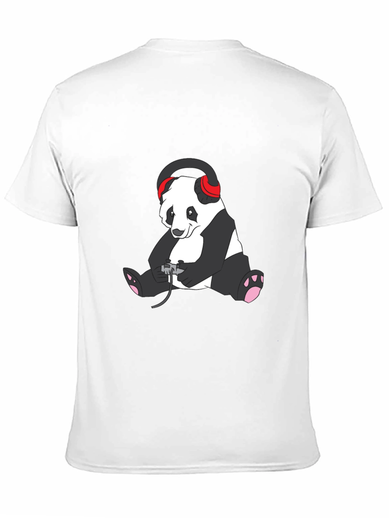 Gamer Panda T-Shirt - Black