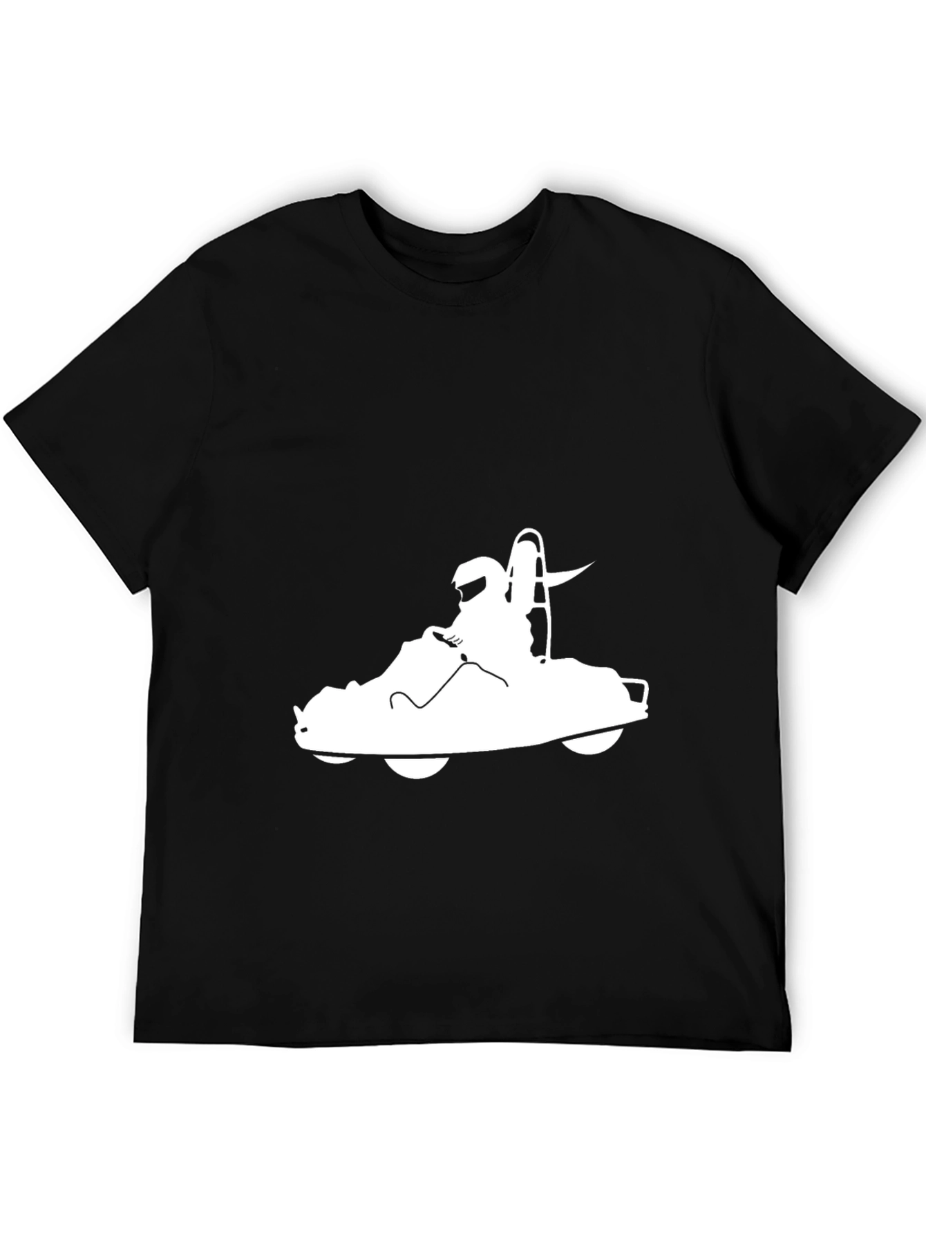 Go Kart Graphic T-Shirt - Black Cotton Tee