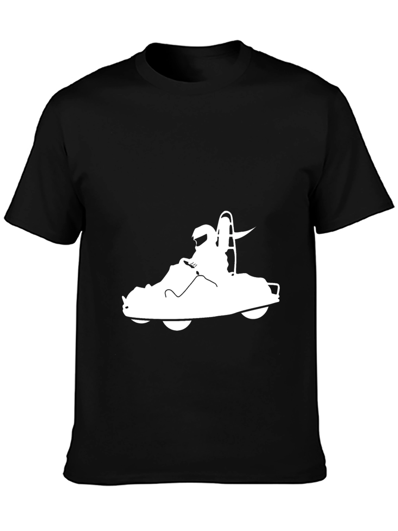 Go Kart Graphic T-Shirt - Black Cotton Tee