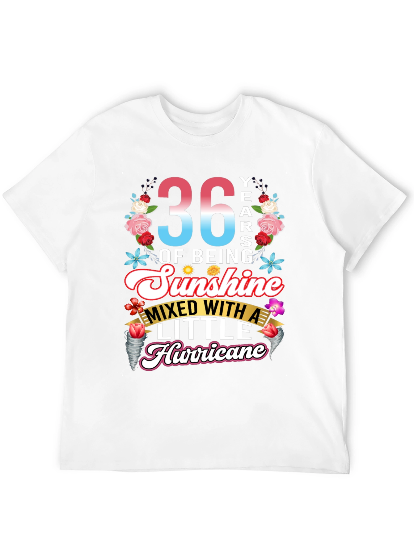 36th Birthday Sunshine Hurricane T-Shirt