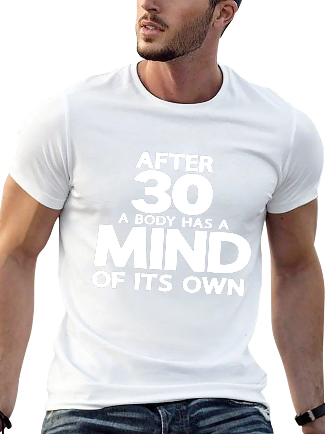 After 30 Mind of Its Own Black T-Shirt