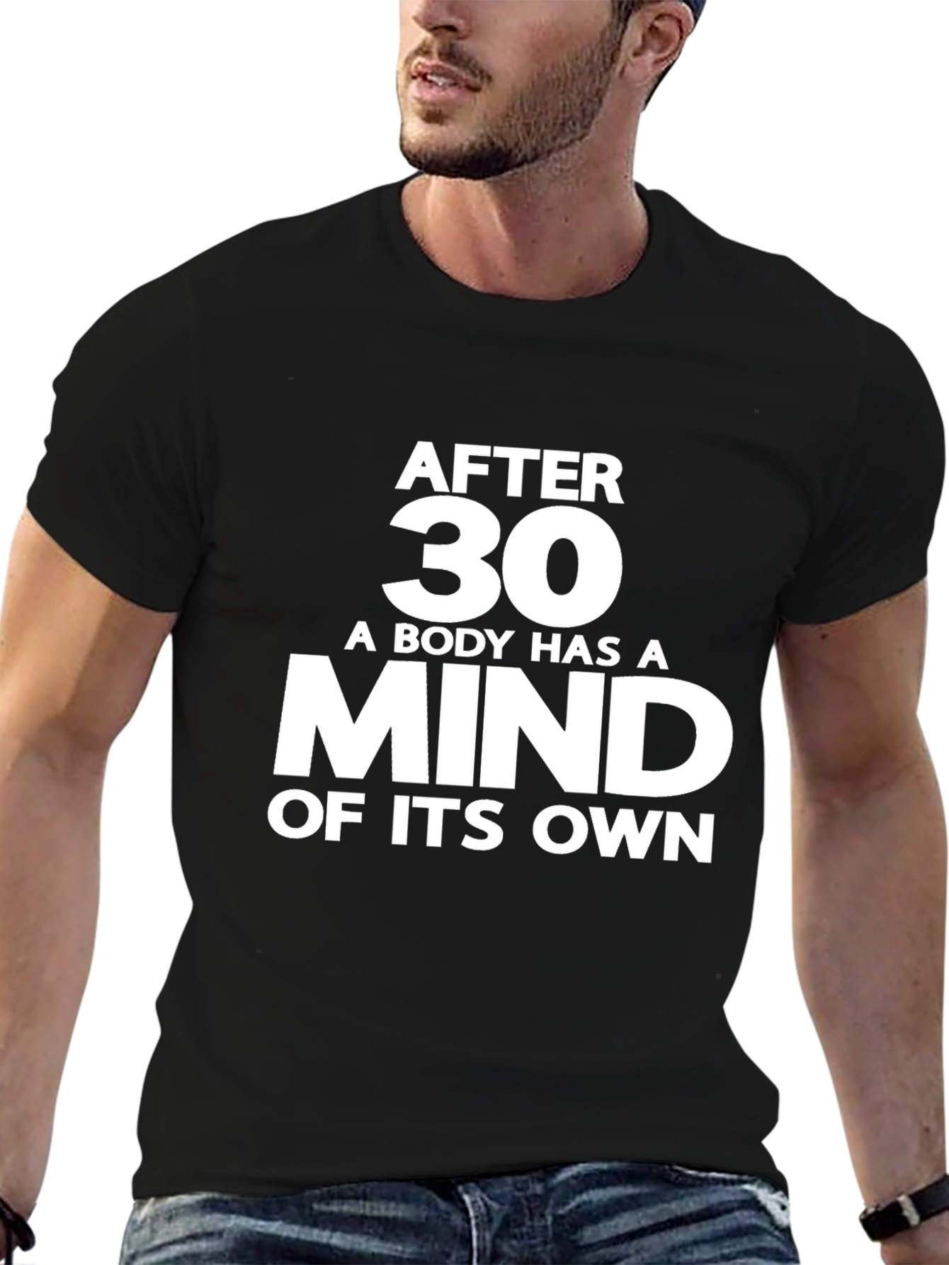After 30 Mind of Its Own Black T-Shirt