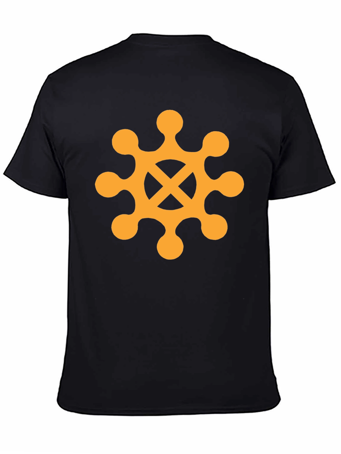 Adinkra Hwe Mu Dua T-Shirt - Black Graphic Tee