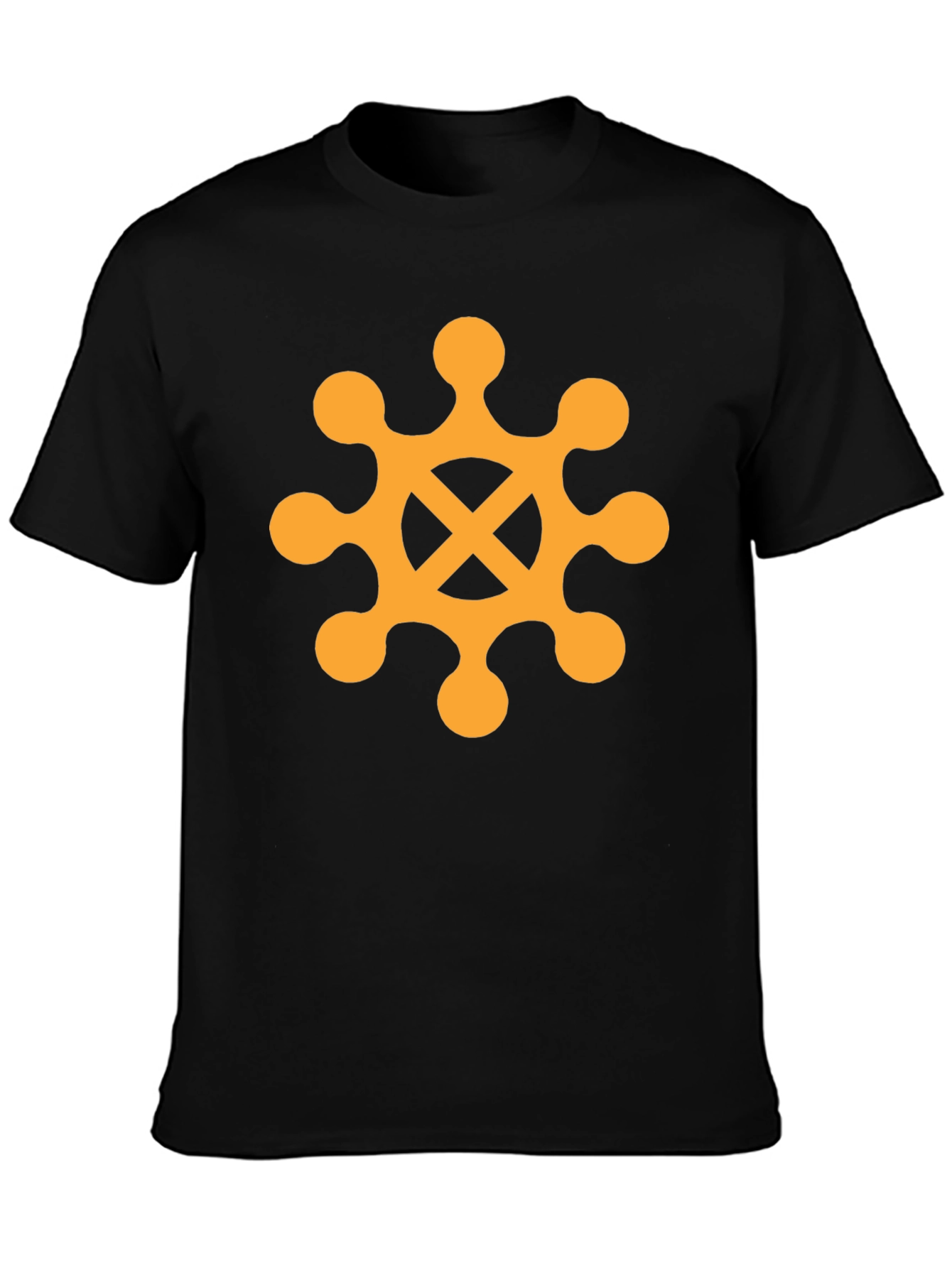 Adinkra Hwe Mu Dua T-Shirt - Black Graphic Tee