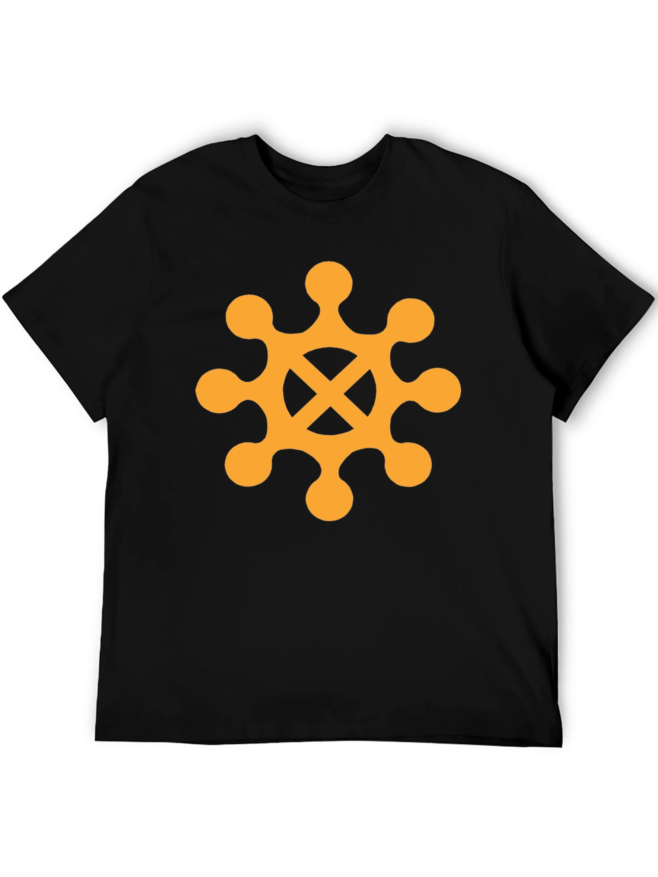 Adinkra Hwe Mu Dua T-Shirt - Black Graphic Tee