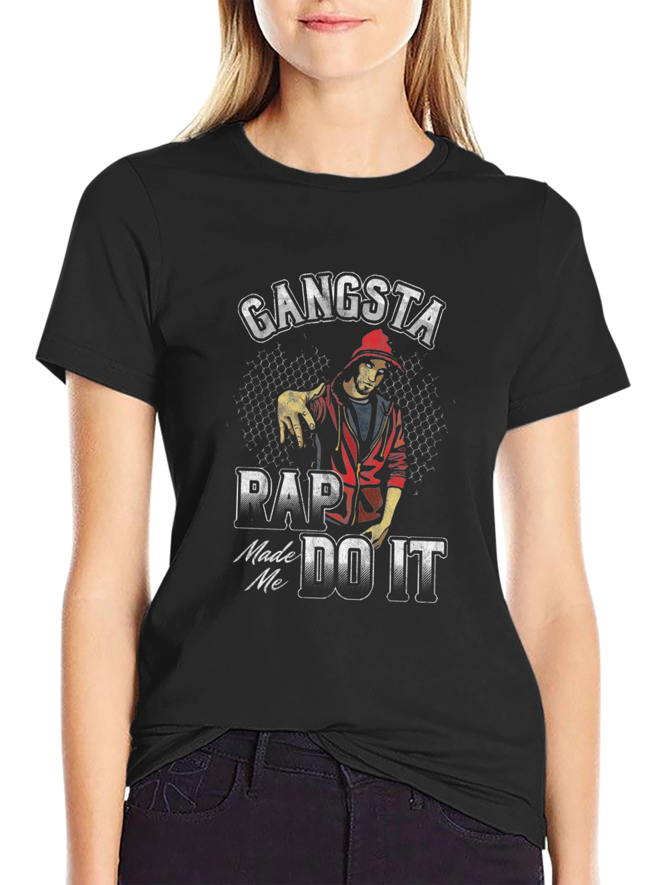 Gangsta Rap T-Shirt: Made Me Do It Graphic Tee