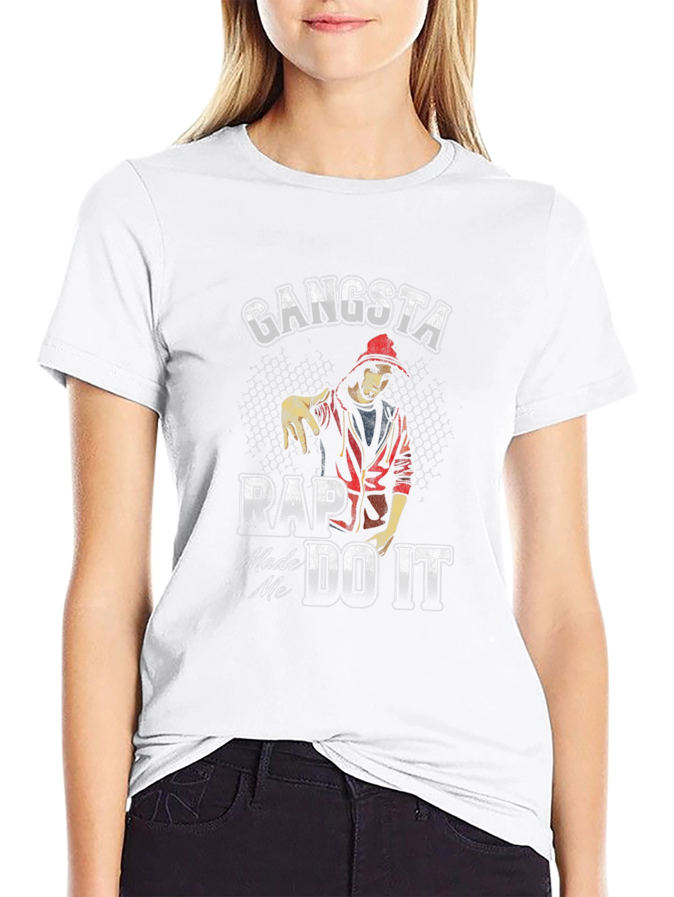 Gangsta Rap T-Shirt: Made Me Do It Graphic Tee