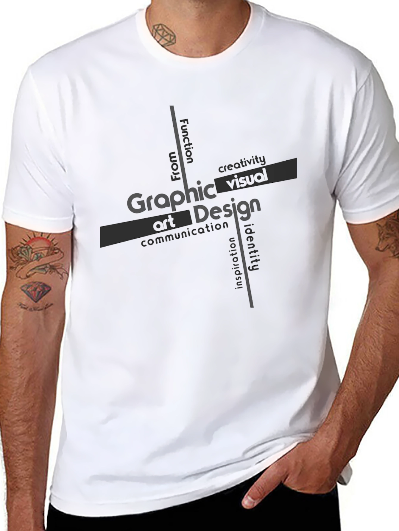 Graphic Design T-Shirt - Art Creativity and Visual Communication