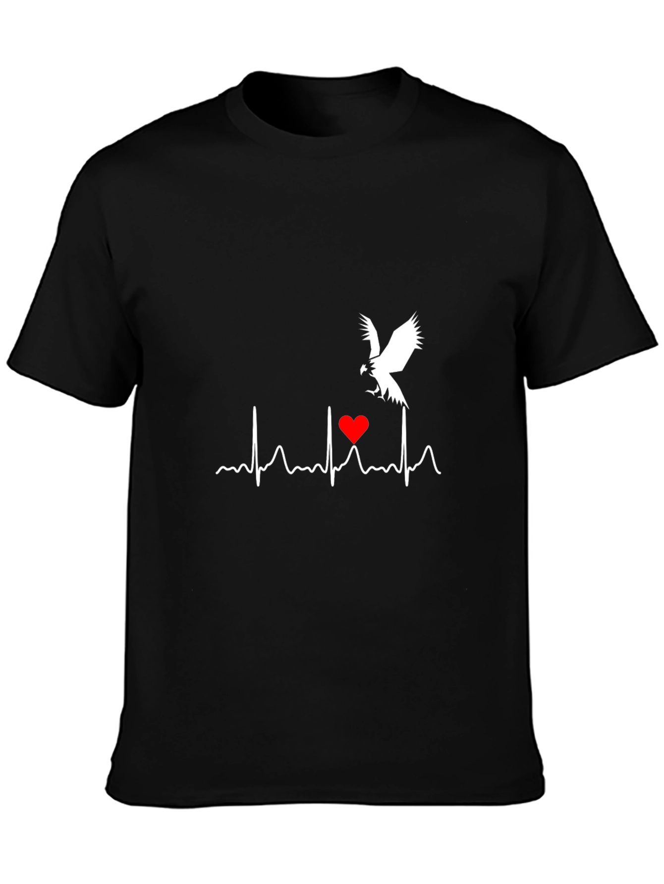 Heartbeat Eagle Graphic T-Shirt