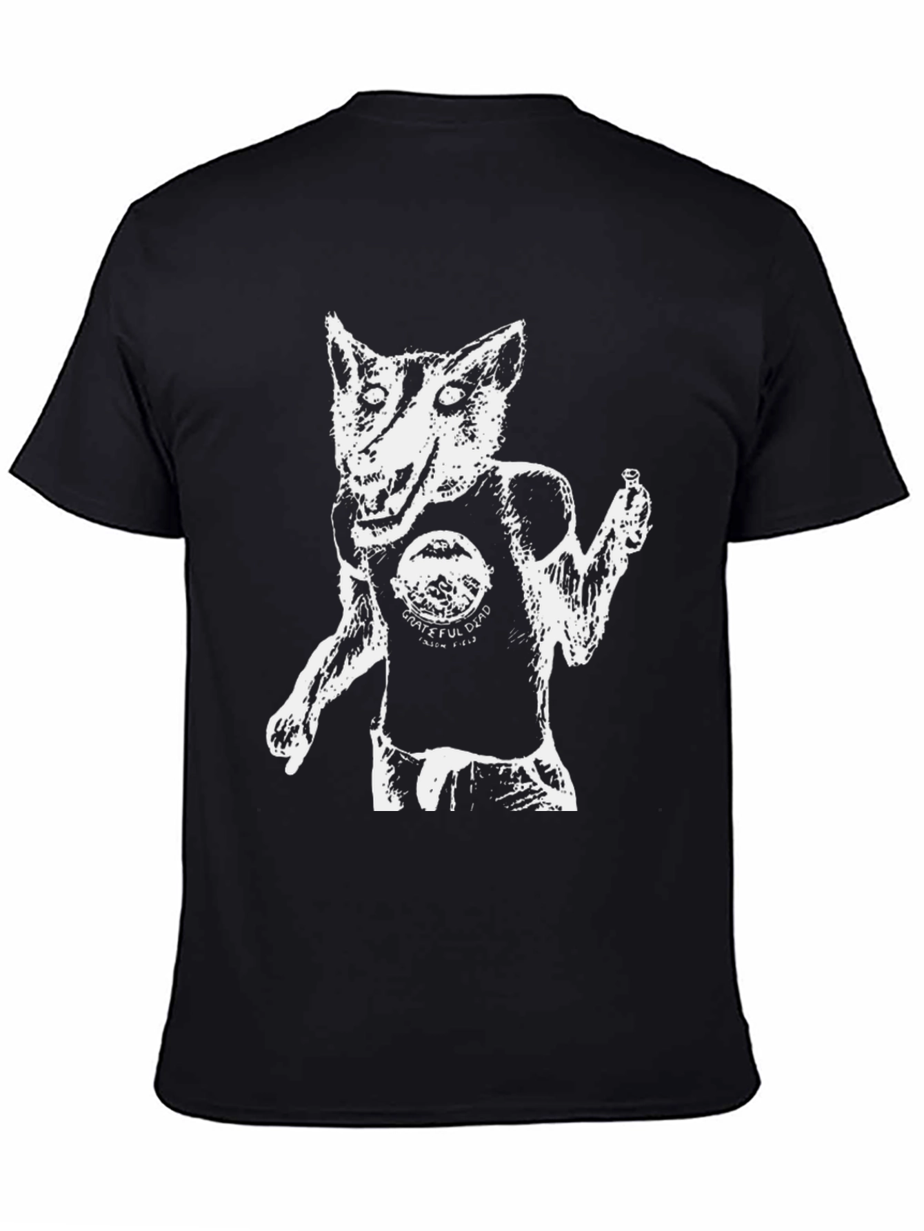 Grateful Dead Wolf T-Shirt Black