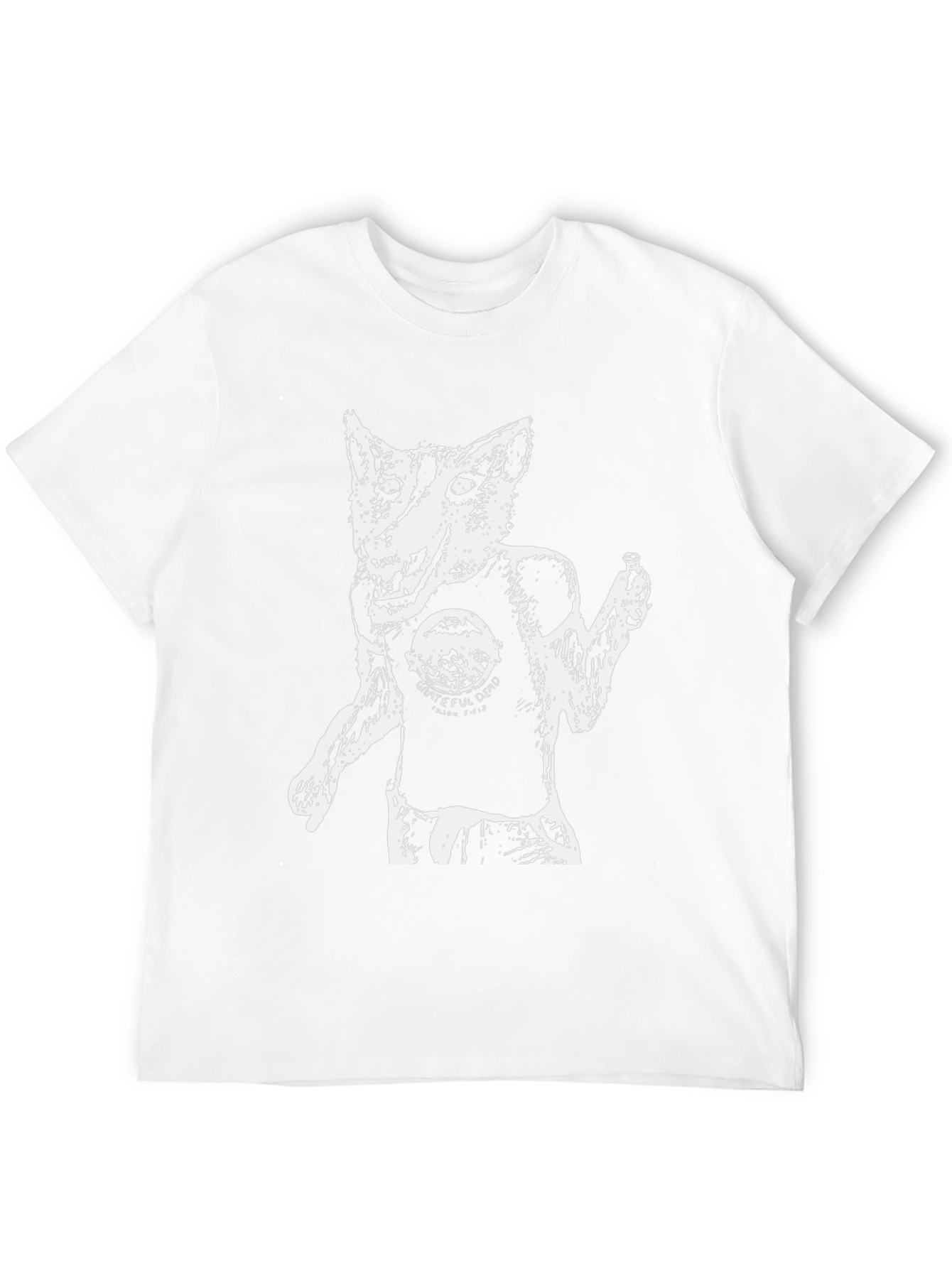 Grateful Dead Wolf T-Shirt Black