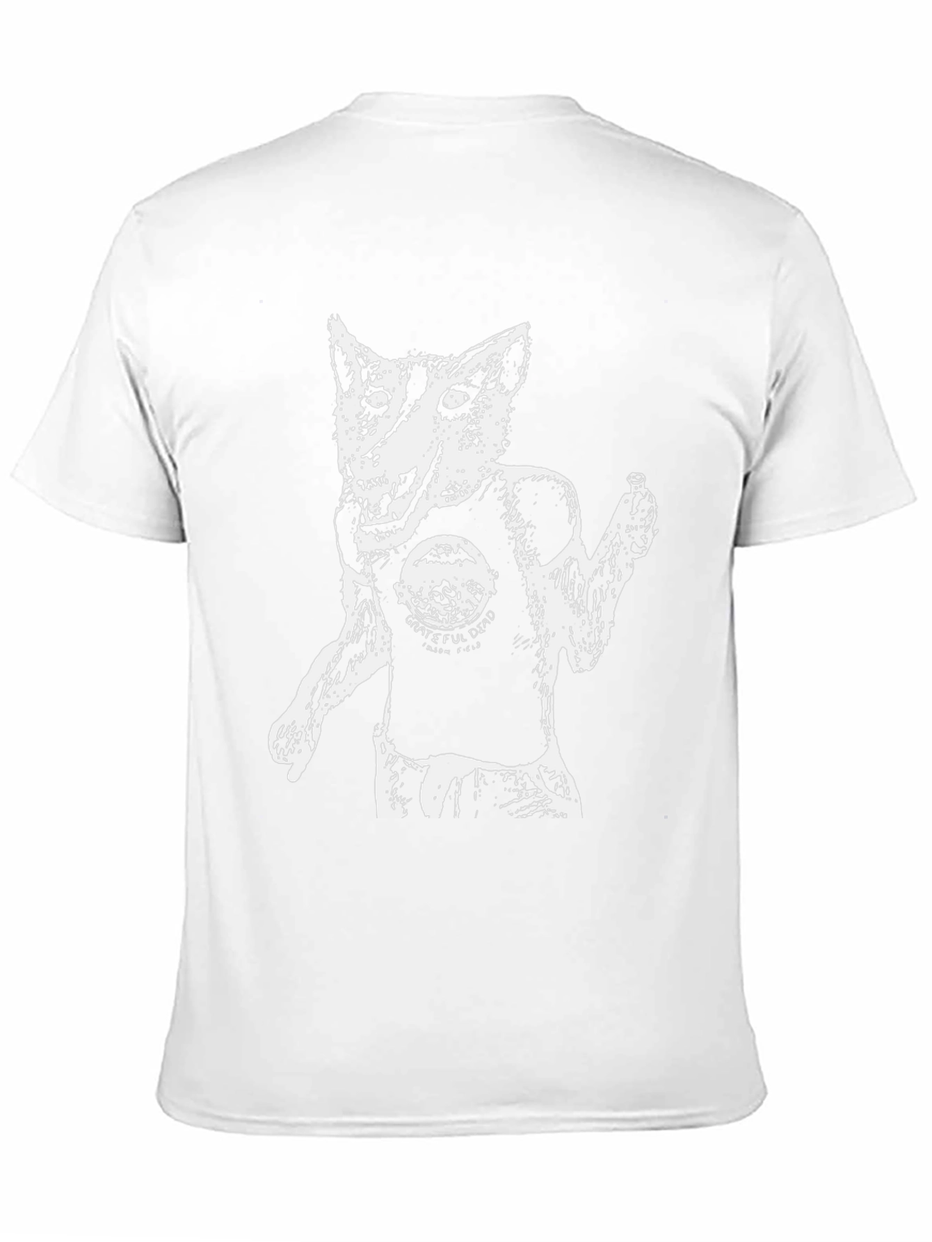 Grateful Dead Wolf T-Shirt Black